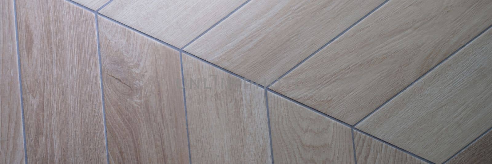 Oak texture of floor with tiles imitating parquet by kuprevich