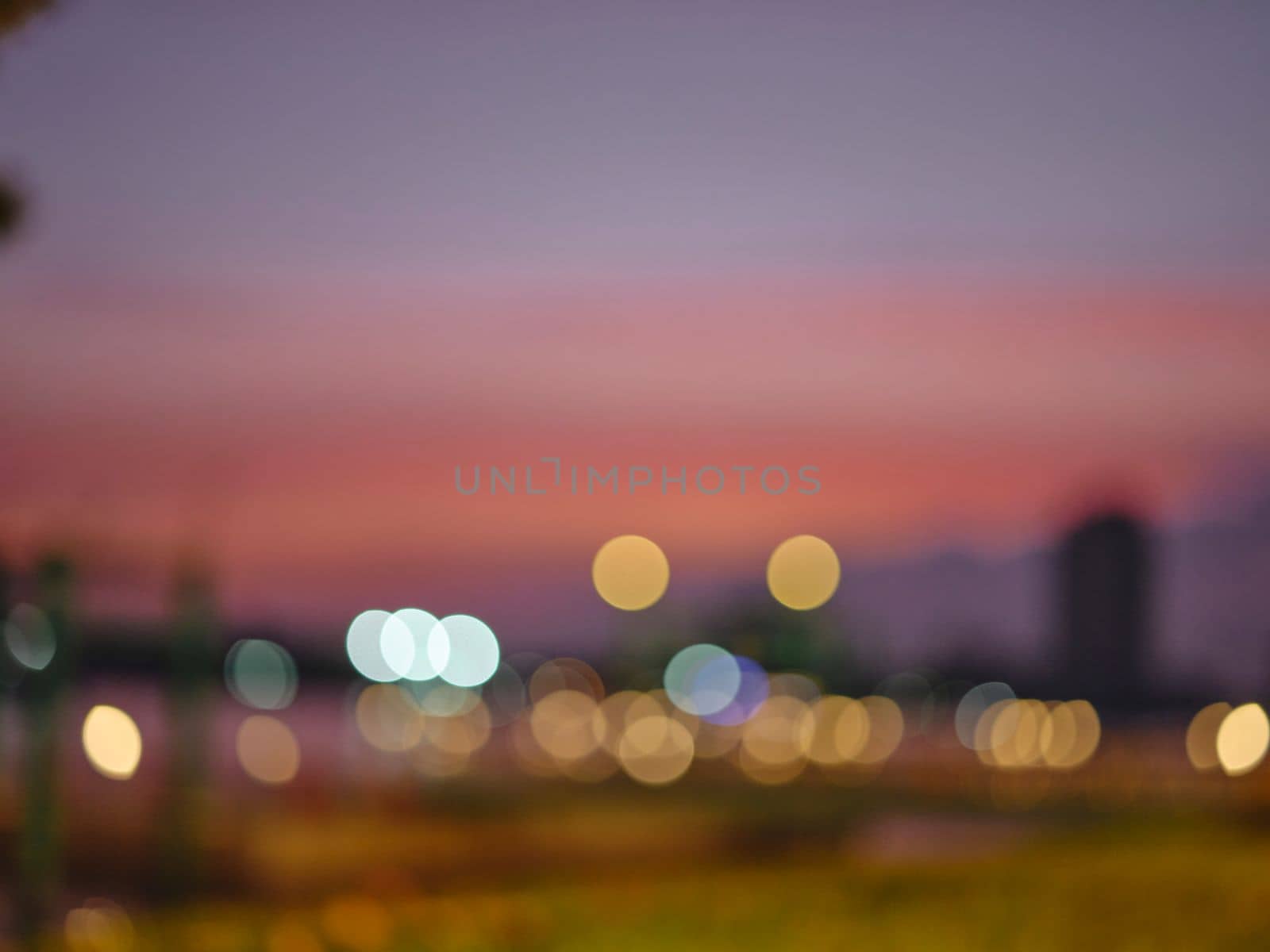 Abstract circular bokeh nature background by Hepjam