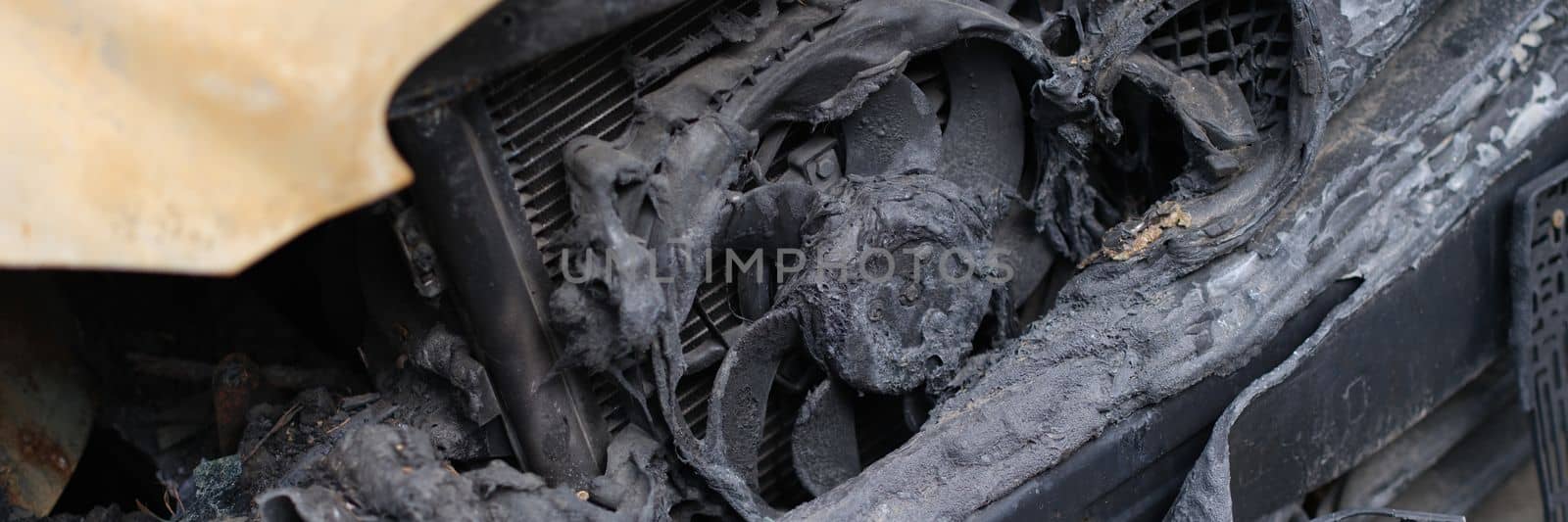 Burnt out car and faulty car wiring by kuprevich