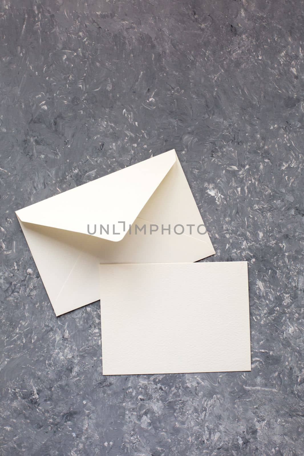 Real photo, brochure mockup template, softcover, isolated on grey background to place your design.