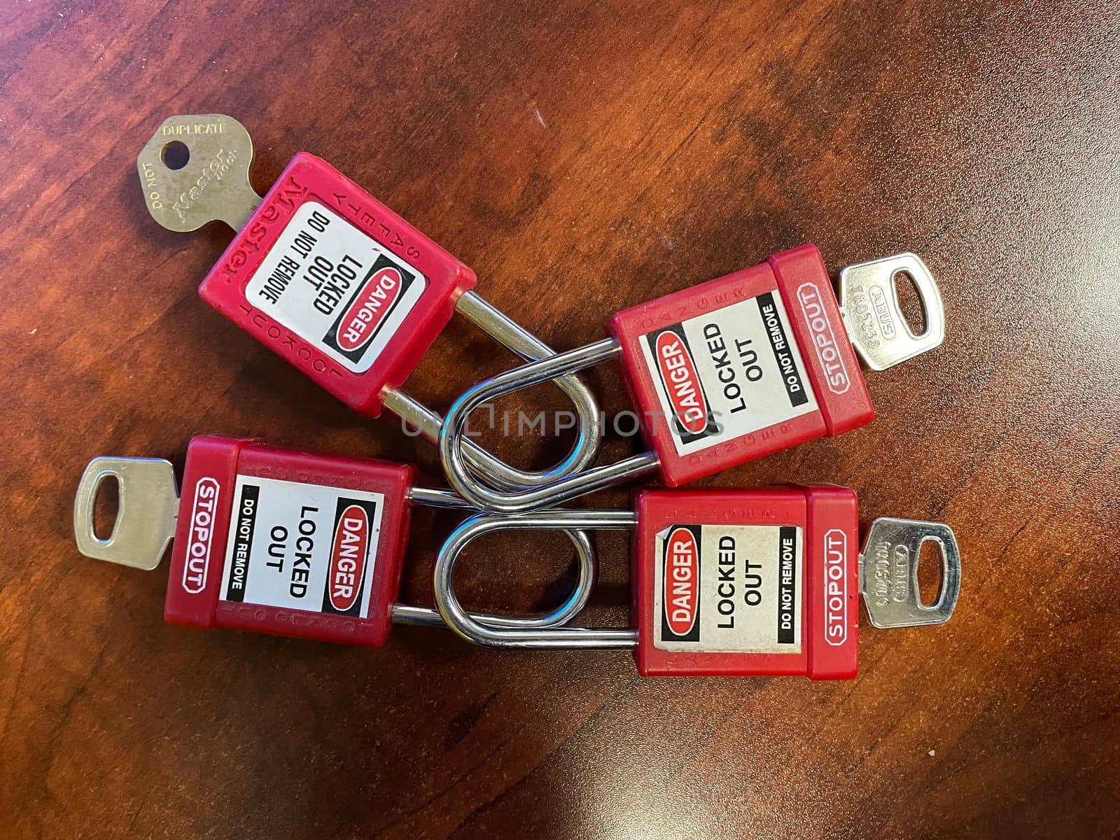 Red Lock out tag out locks locks by gena_wells