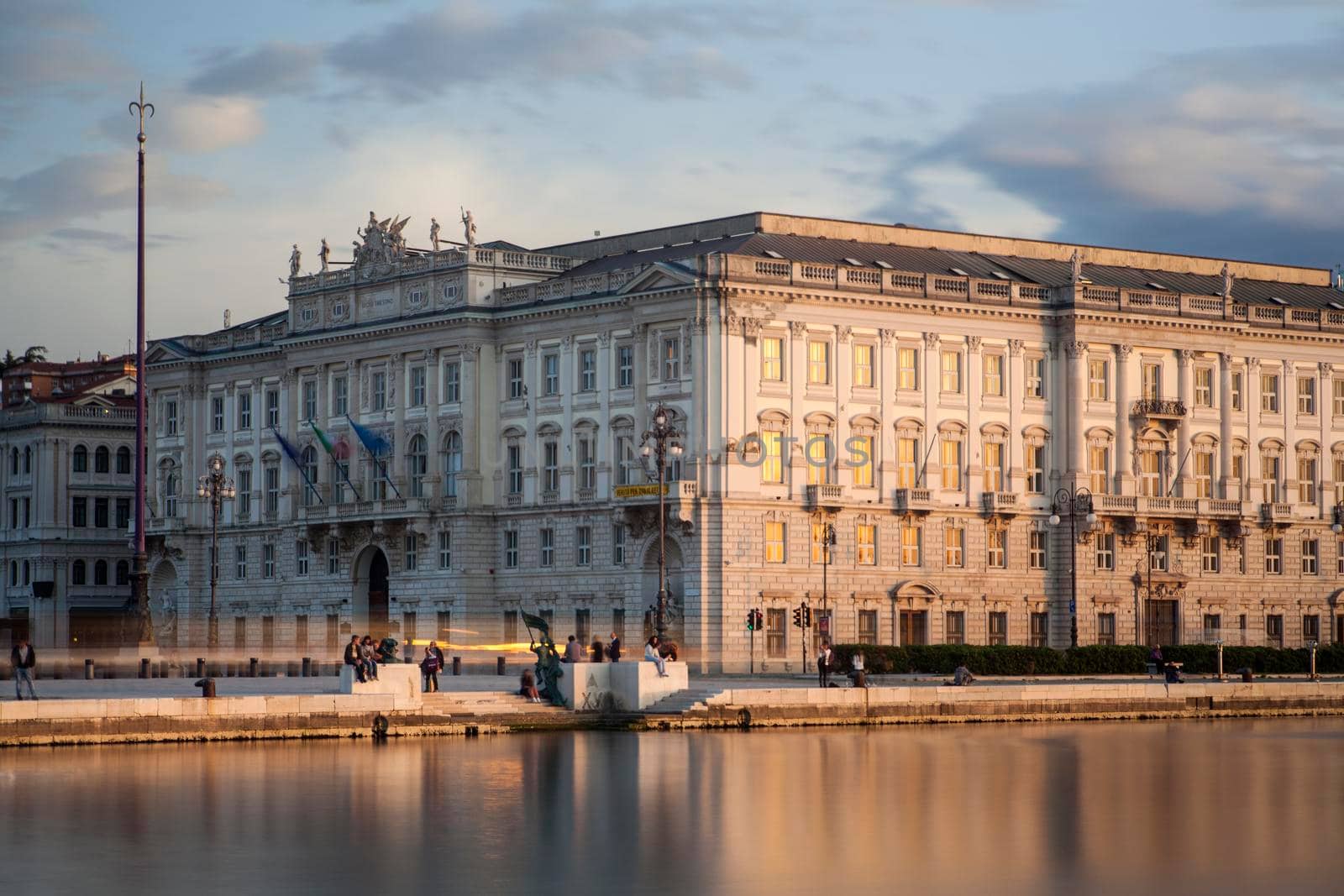 View of the Lloyd Triestino building, house of the regional council of the Friuli-Venezia Giulia self-governed region