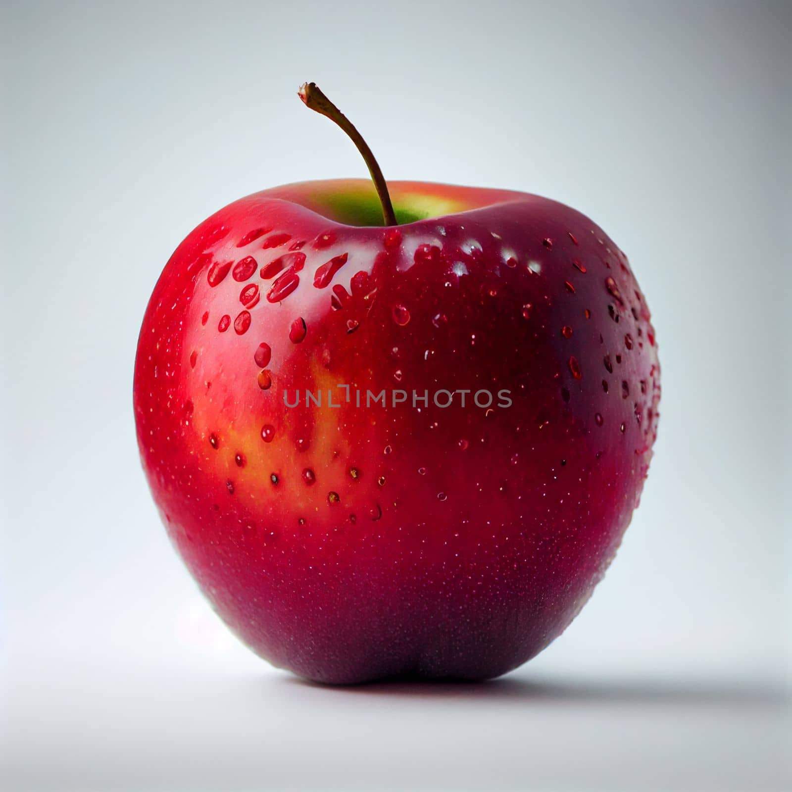 Apple fruit isolated on white background. by FokasuArt