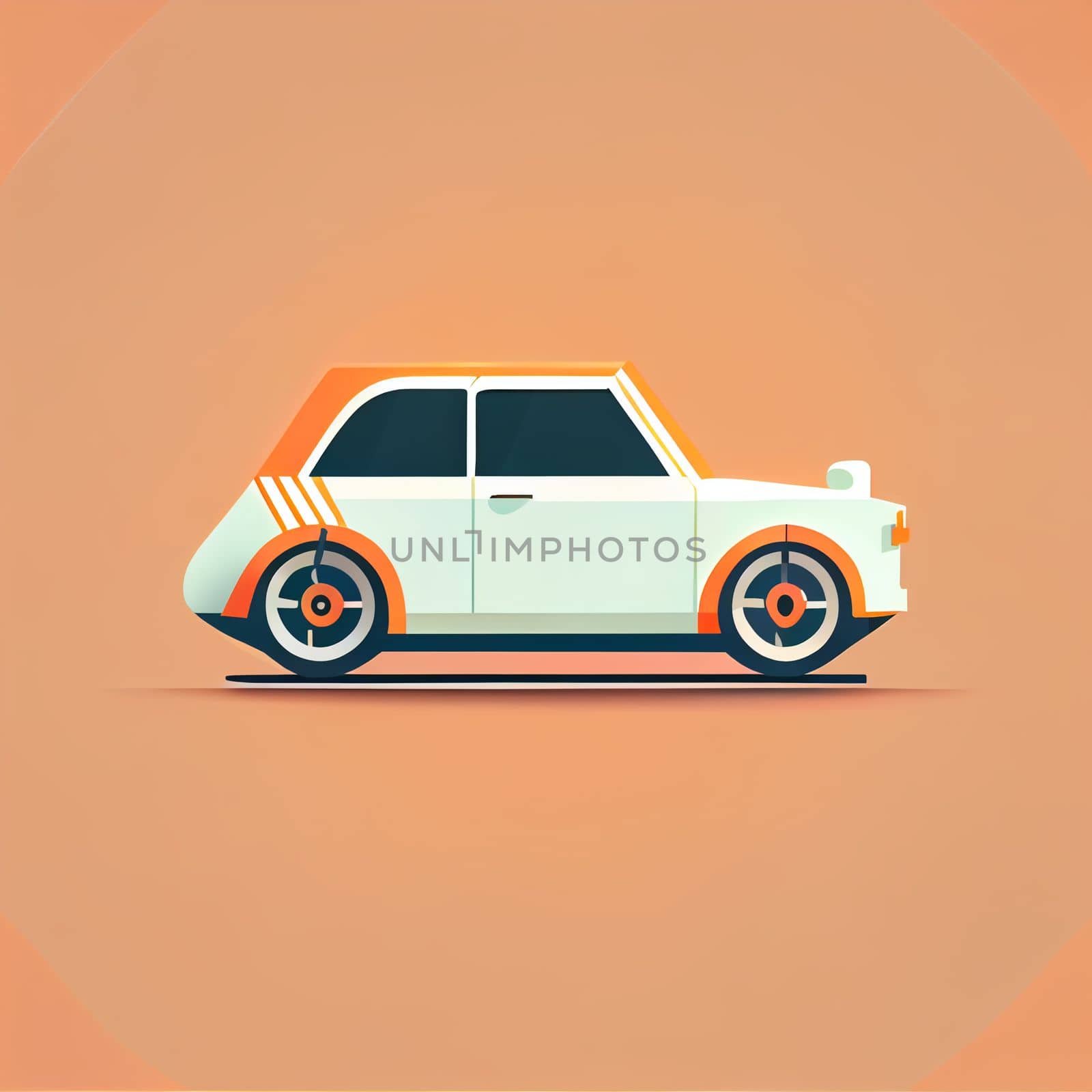 Modern flat design of Transport public transportable vehicle for transportation in city. by FokasuArt