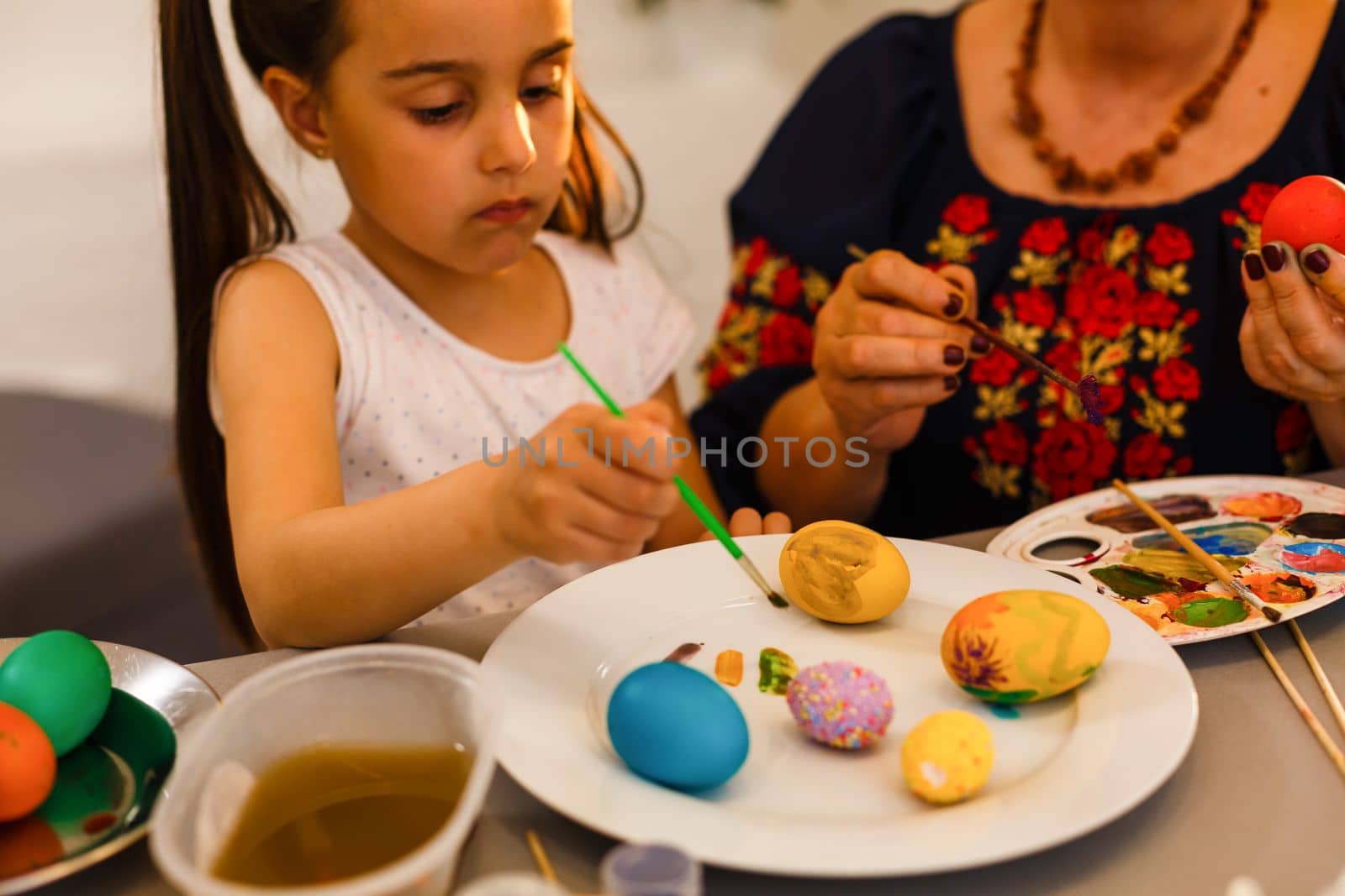 colouring eggs for eastertime at home by Andelov13