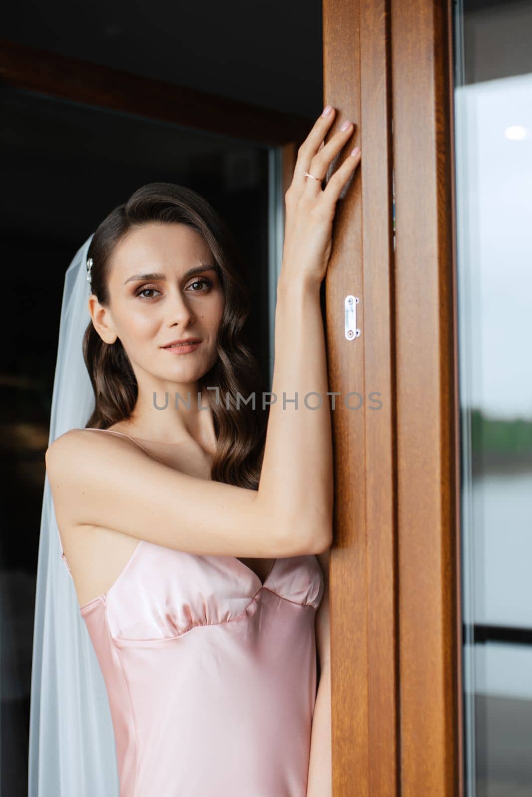 morning wedding celebration with dress by Andreua