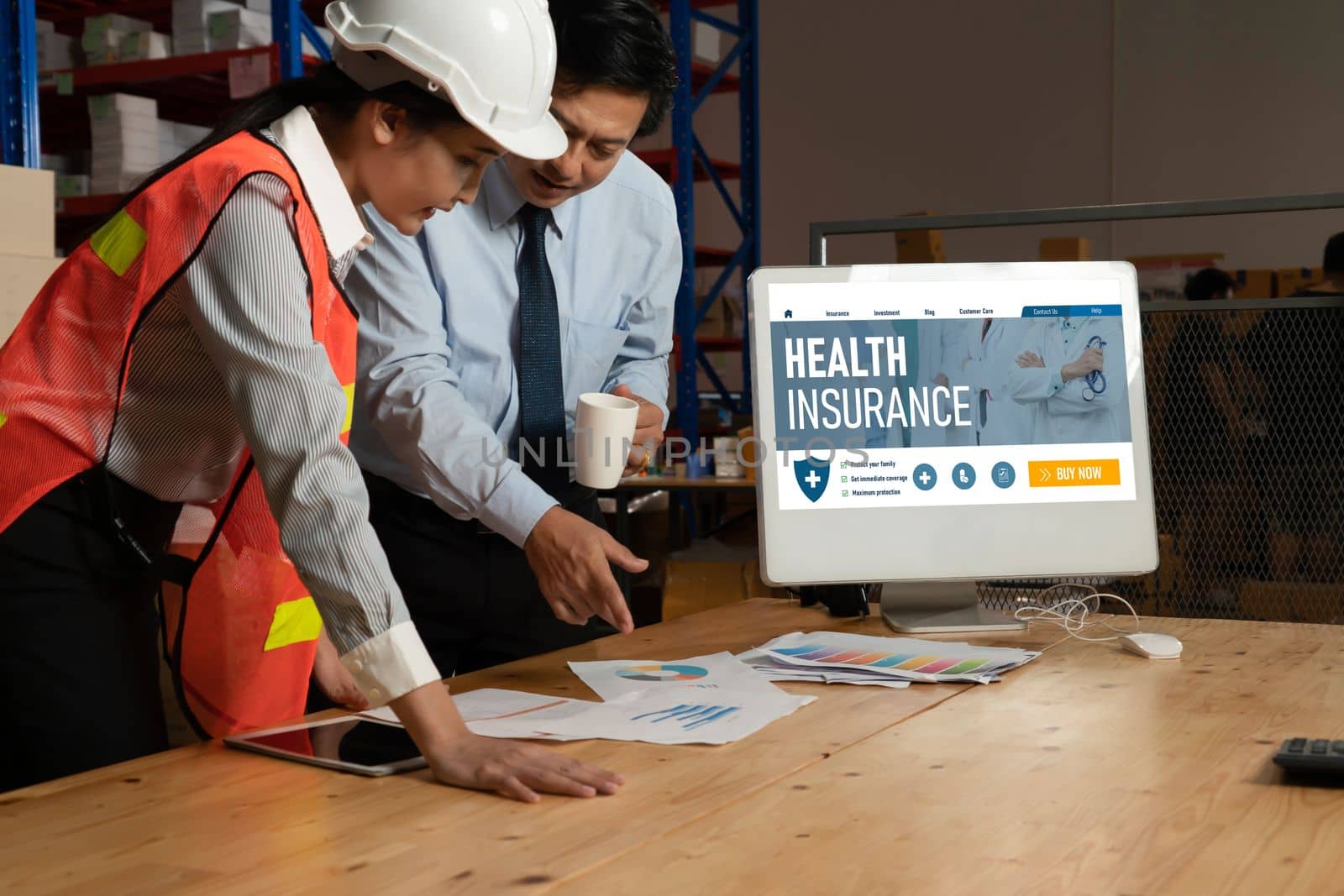 Health insurance web site modish registration system for easy form filling