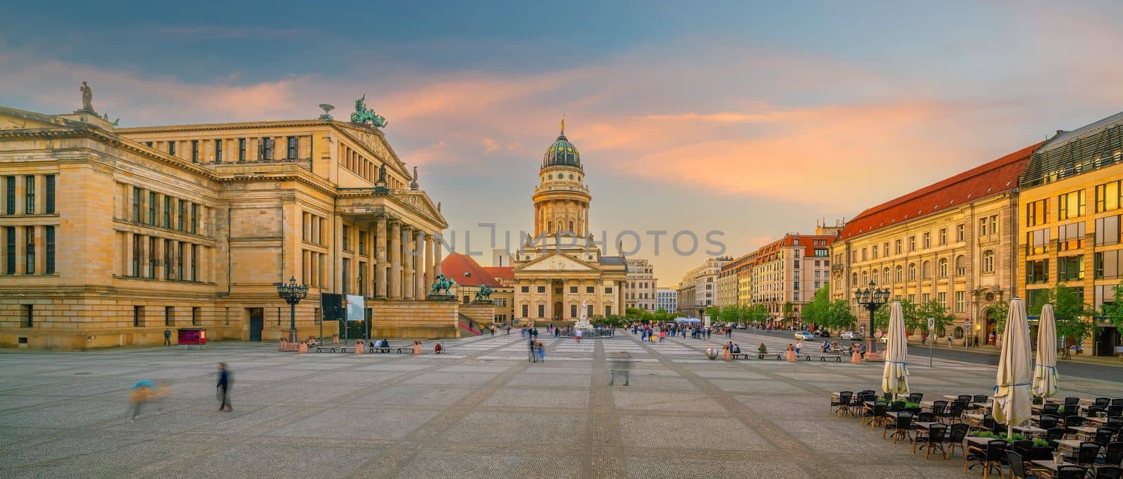 Berlin downtown city skyline, cityscape of Germany  by f11photo
