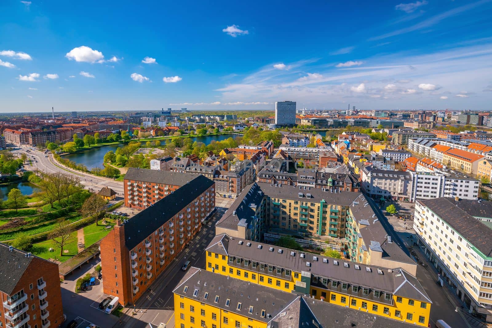 Copenhagen downtown city skyline in Denmark by f11photo
