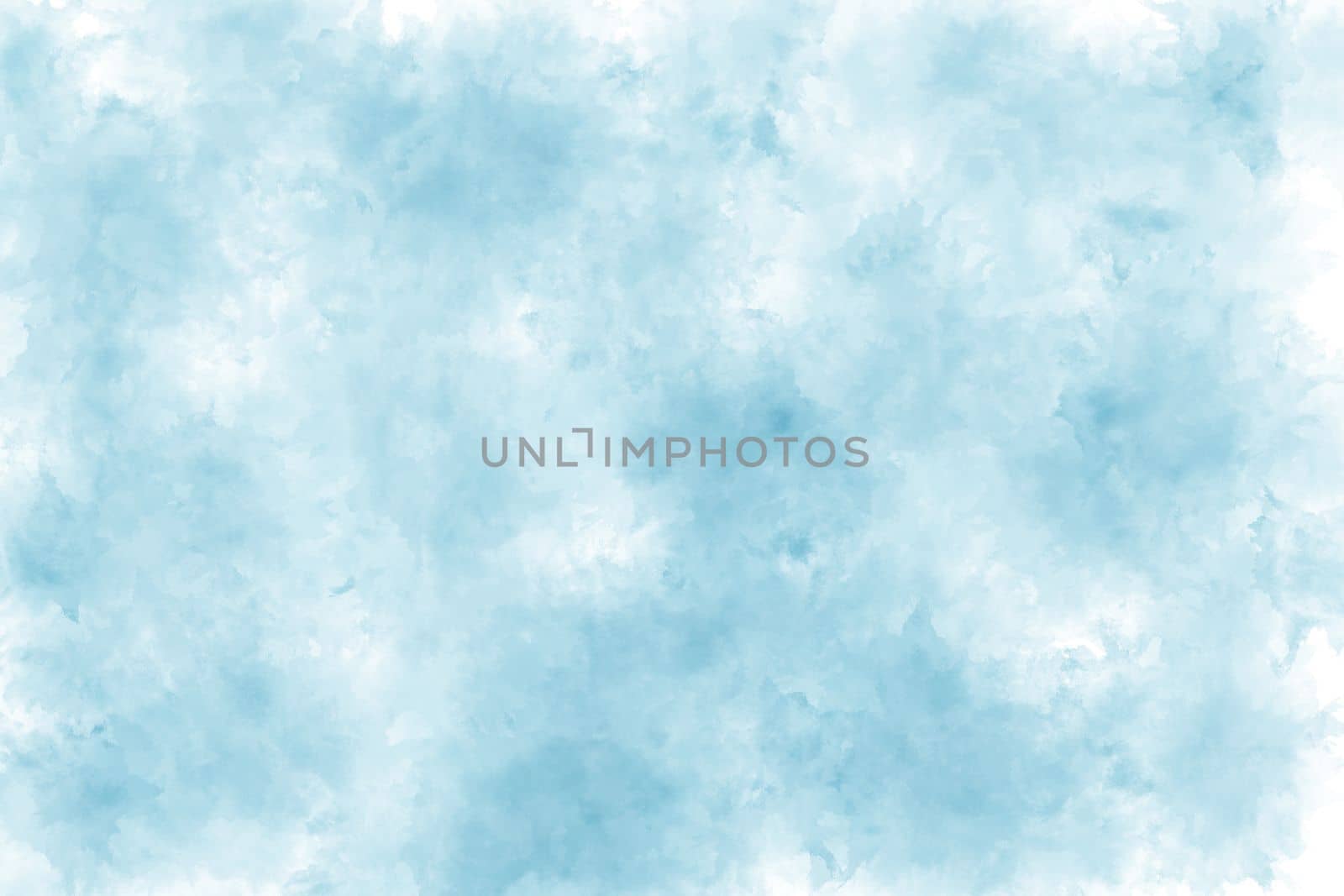 Hand painted watercolor sky and clouds, abstract watercolor background. by Olga_OLiAN
