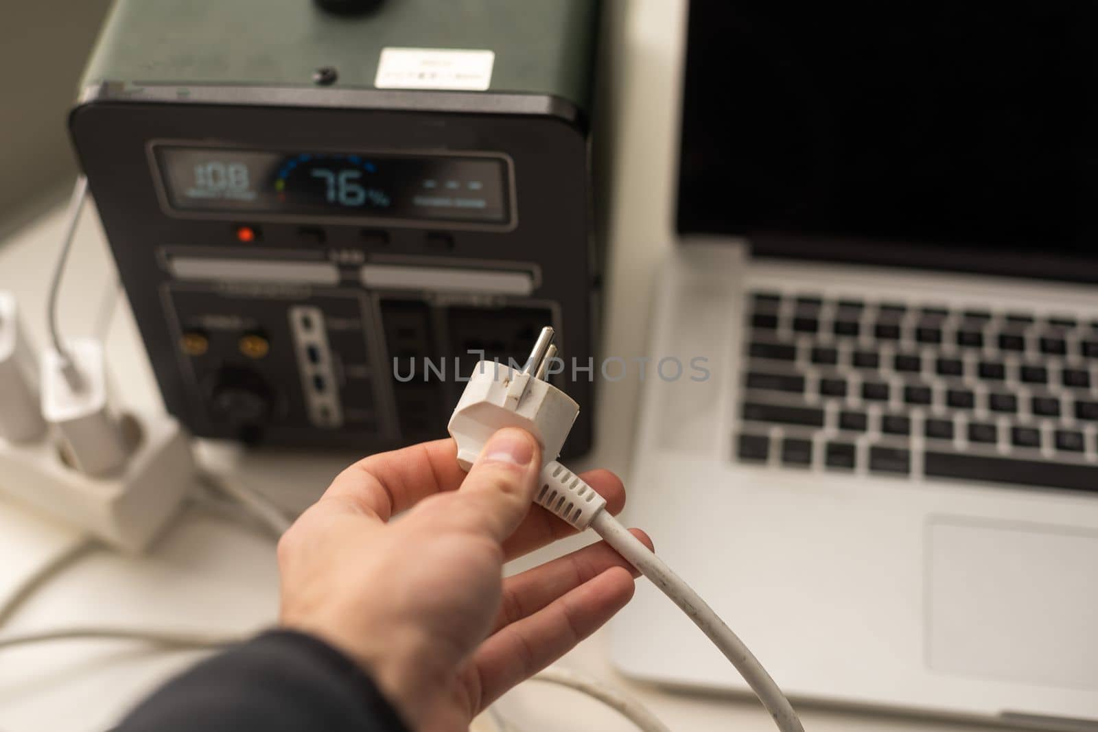 portable charging station charges gadgets.