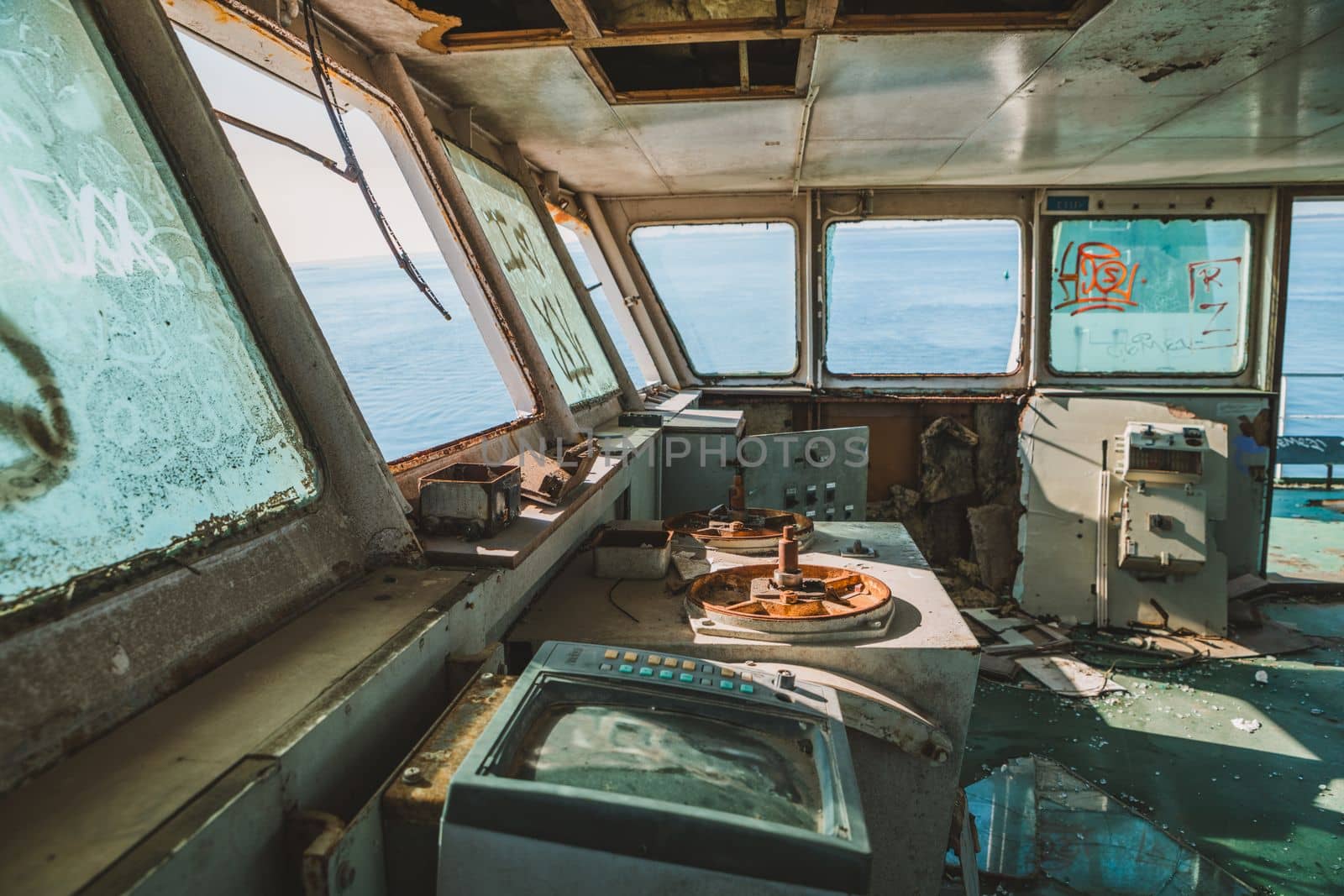 Abandoned ferry boat by fabioxavierphotography