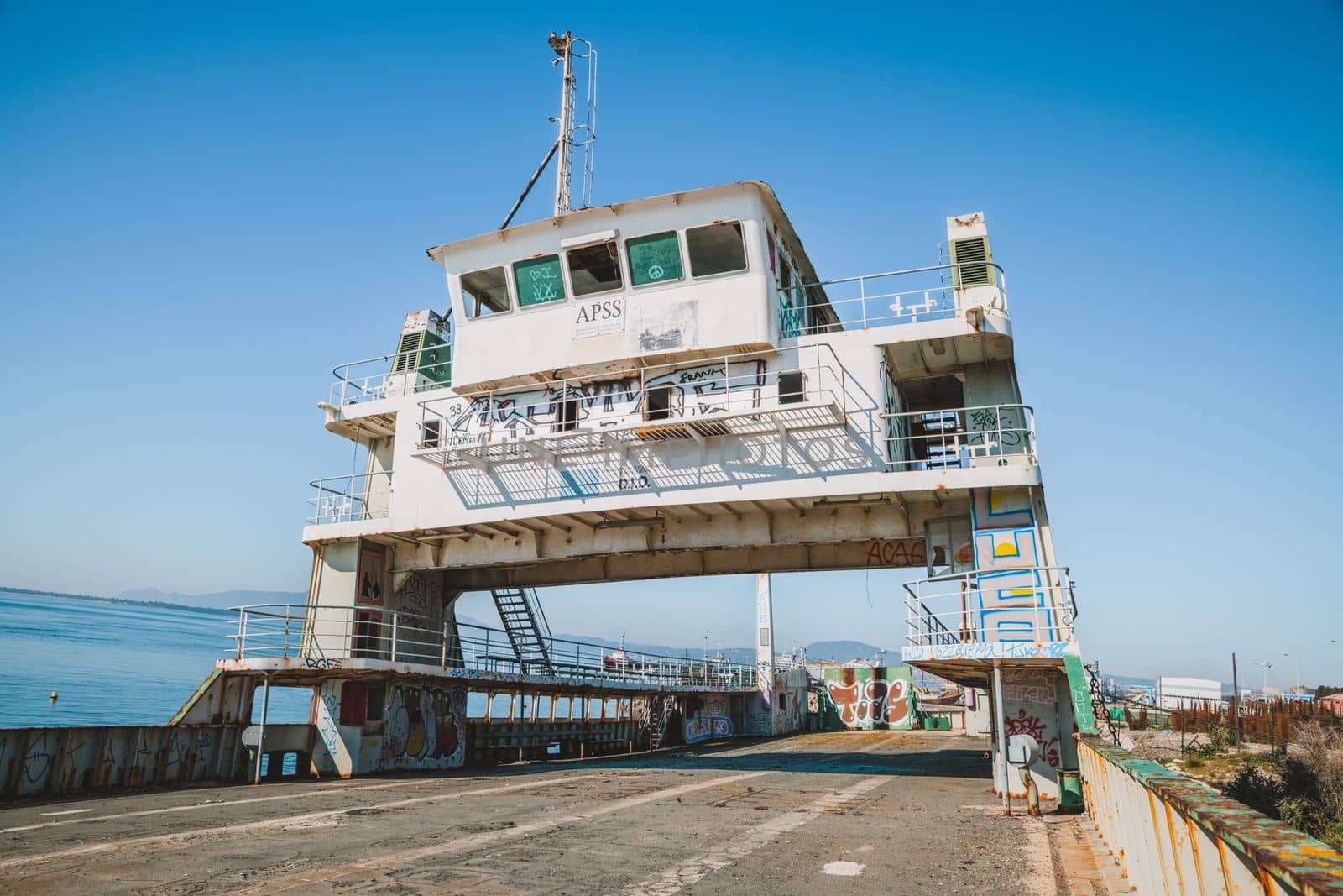 Abandoned ferry boat by fabioxavierphotography