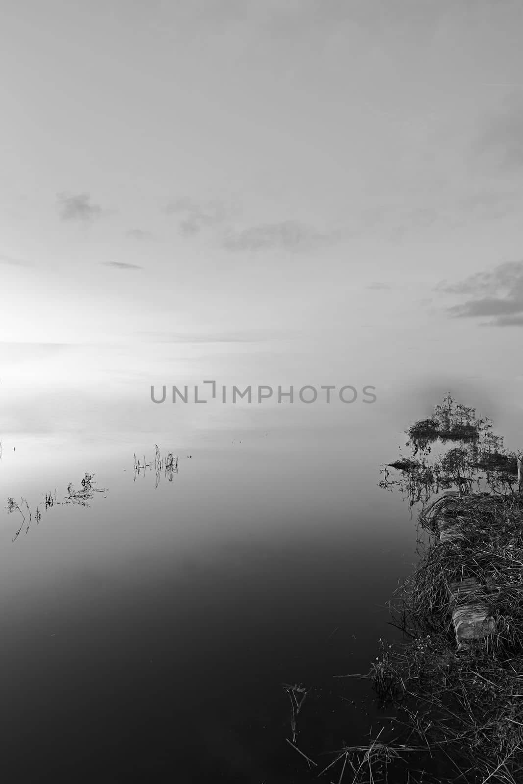 Mystical landscape of lagoon with infinite background by raul_ruiz