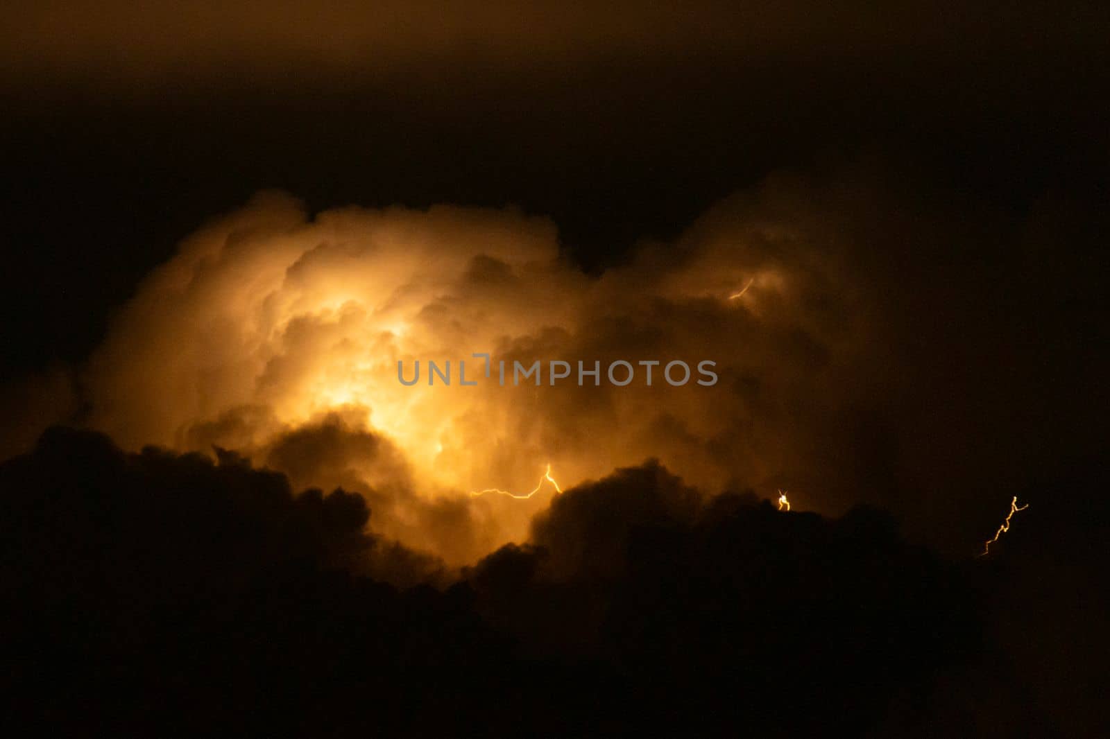 Thunderstruck: Dramatic Lightning Strike in Dark Clouds by StefanMal