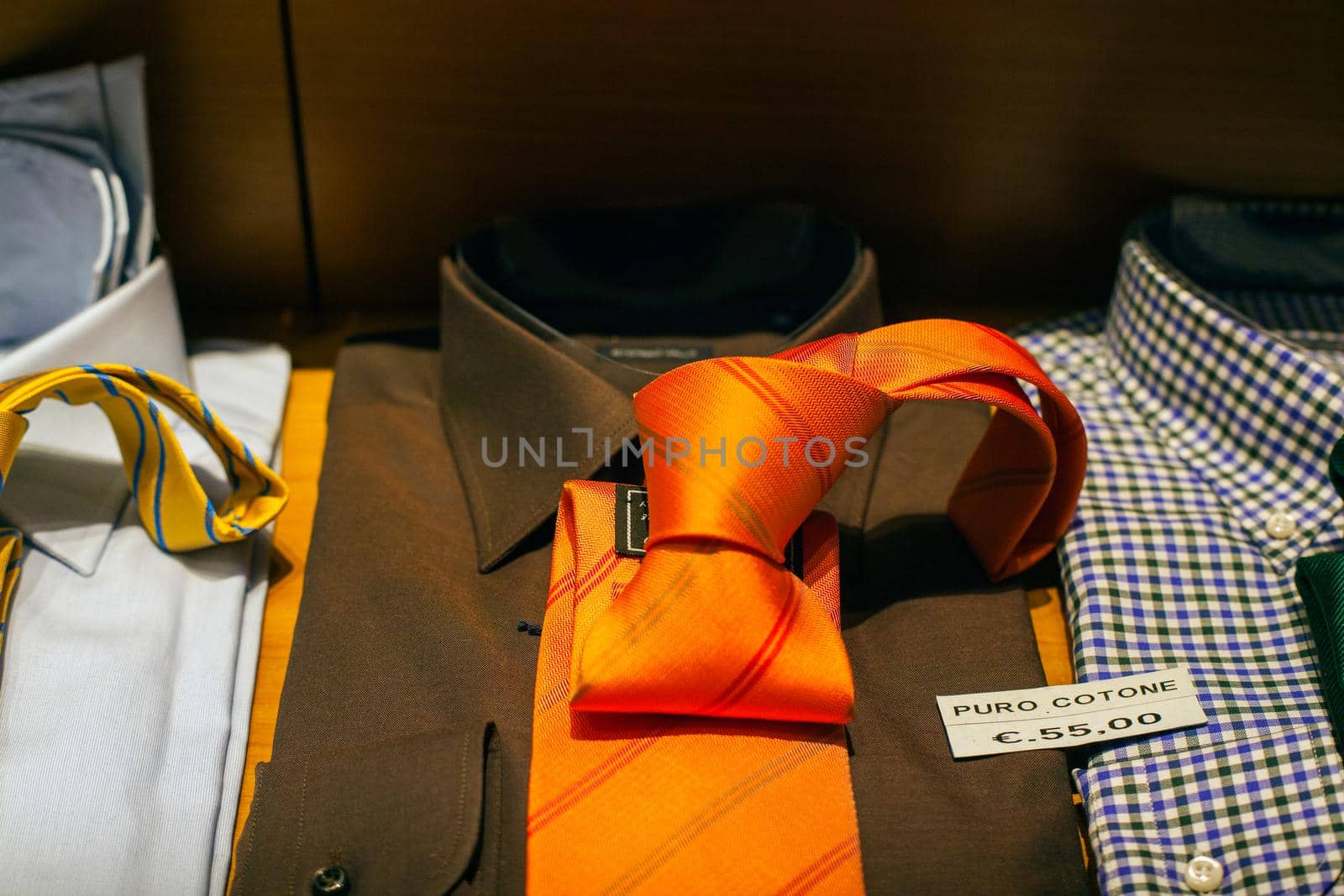 Male shirts and necktie by bepsimage