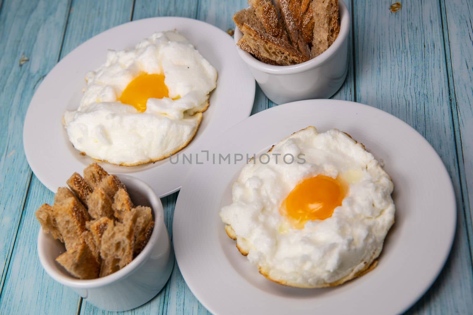 Recipe for Cloudy Eggs, Icloud Egg. High quality photo