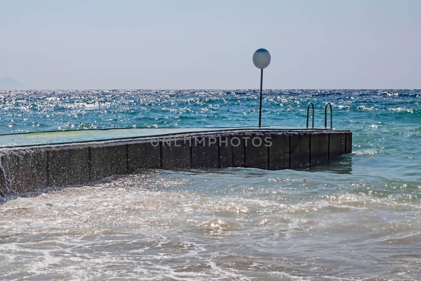 summer season and sea view on the aegean sea coast by yilmazsavaskandag