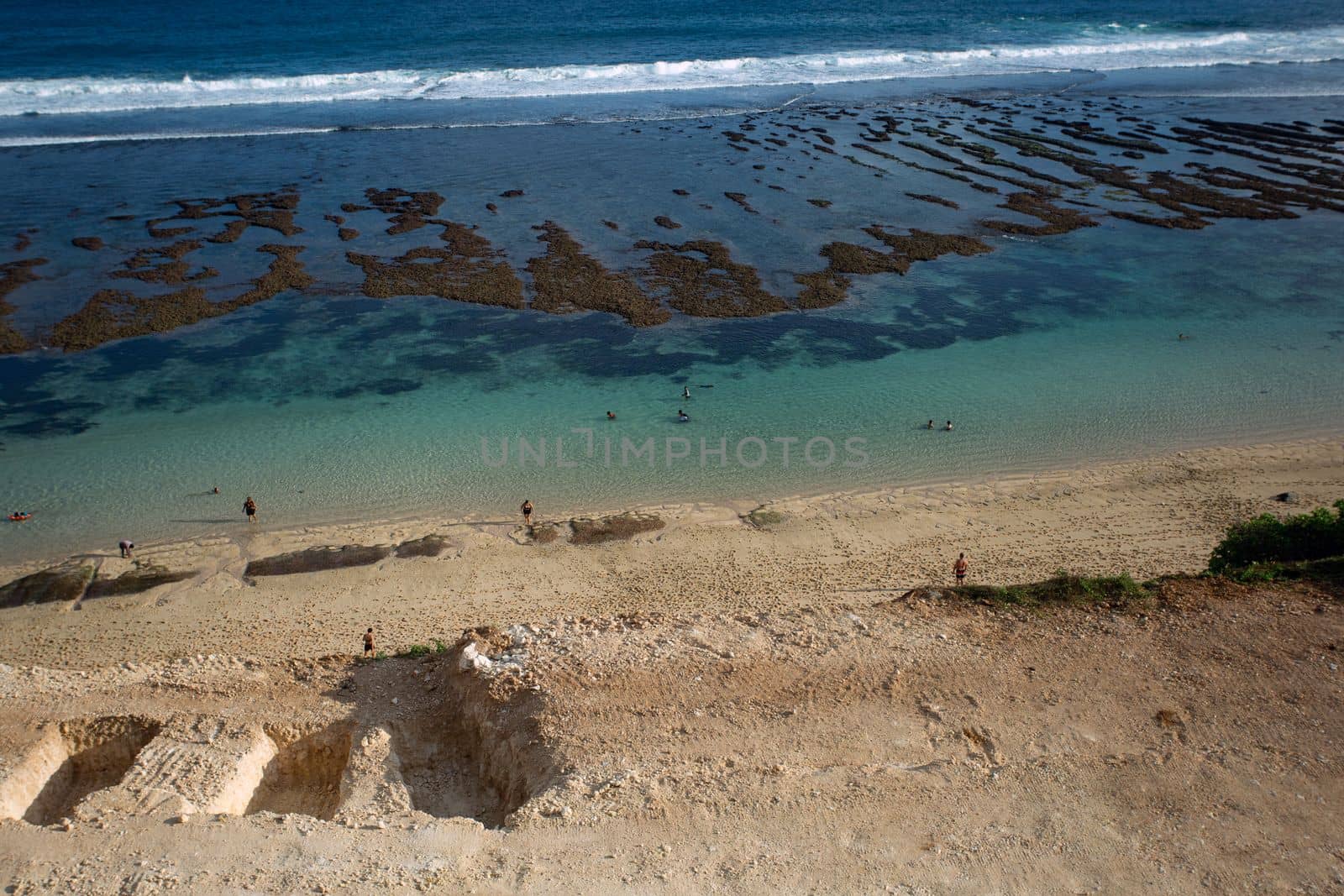 amazing ocean view from above by Alexzhilkin