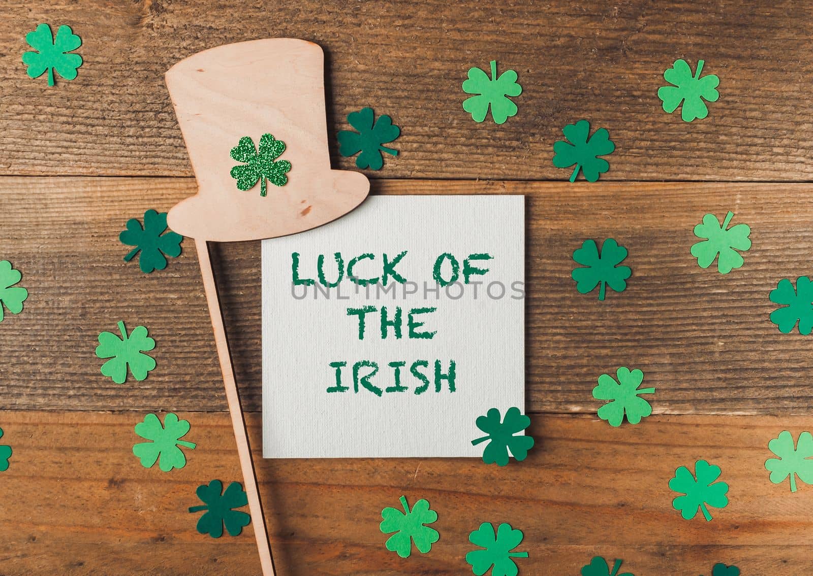 Composite image Luck of the Irish. High quality photo