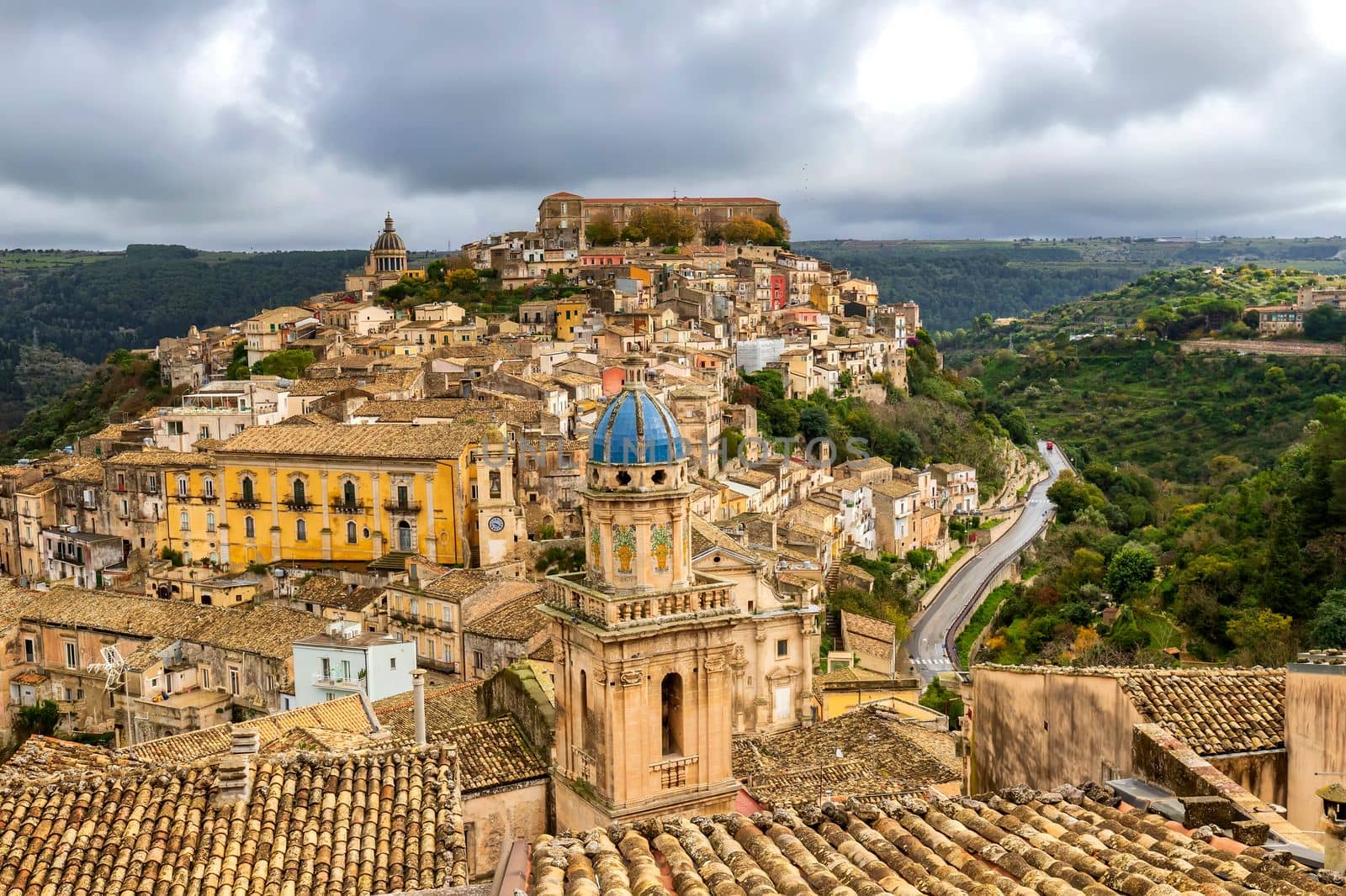 Ragusa Ibla is the oldest district in the historic center of Ragusa, a city on the island of Sicily. Italy