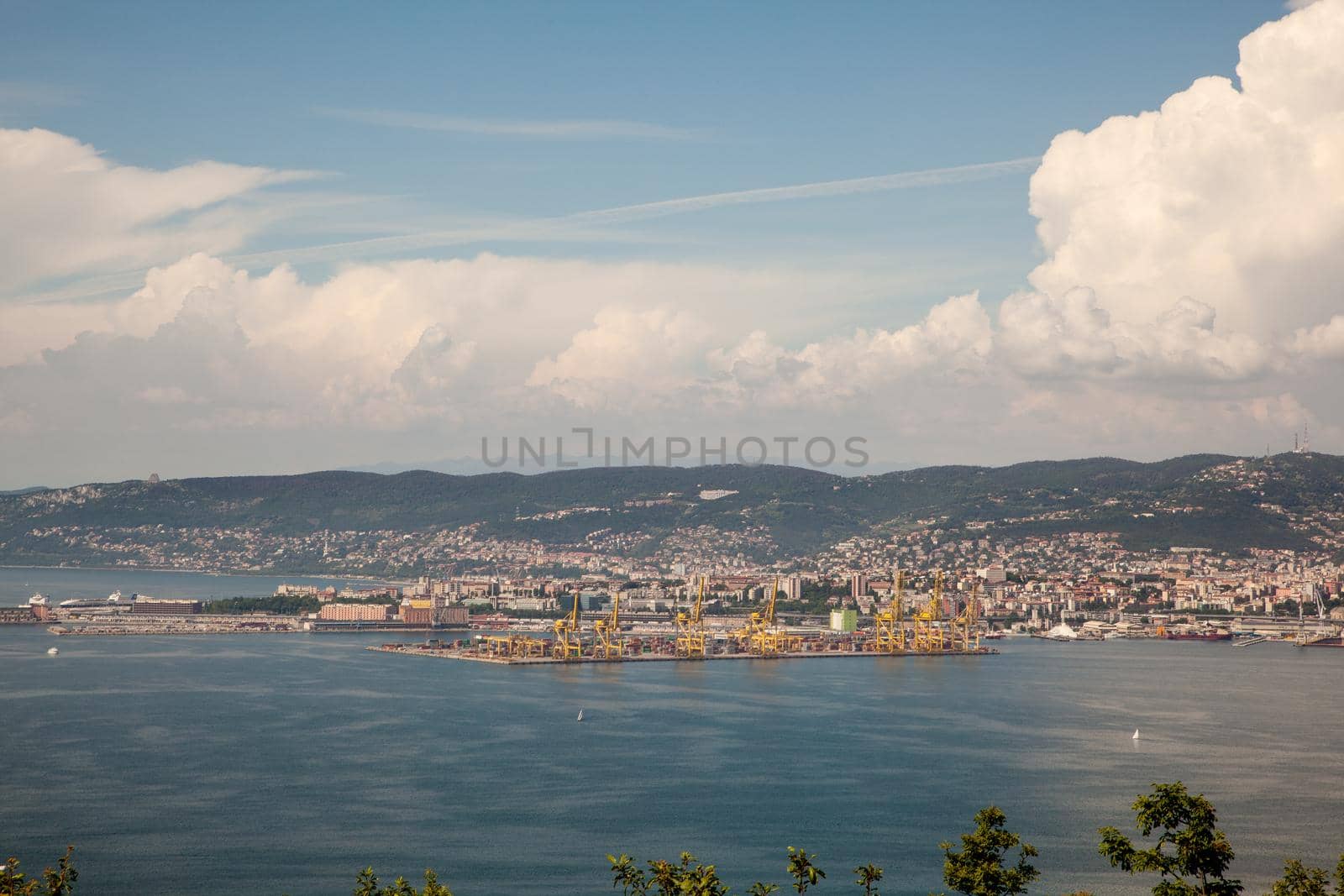 Top view of Trieste by bepsimage