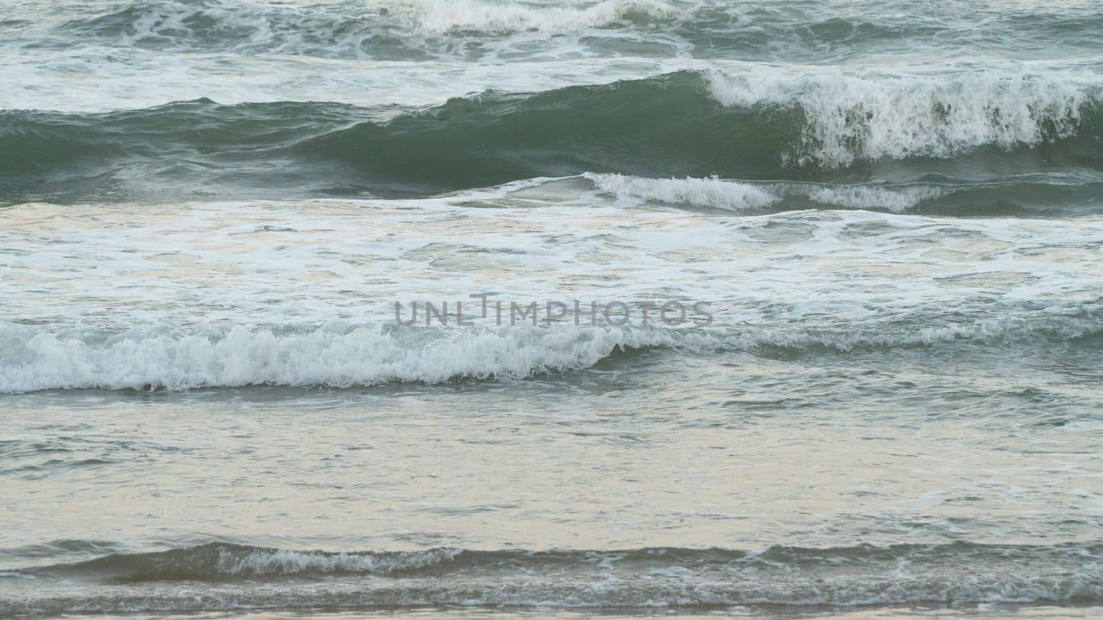 low coastal wave sea background by voktybre