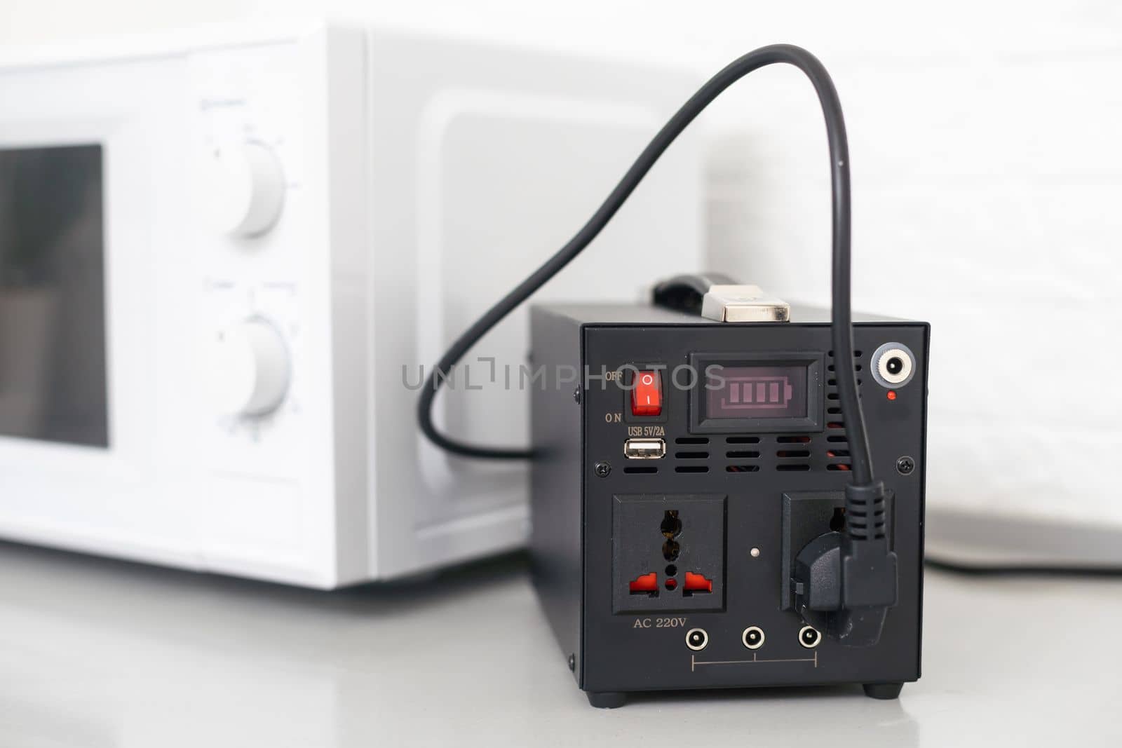 lithium Portable Power Station for home using when no electricity. Power bank by Andelov13