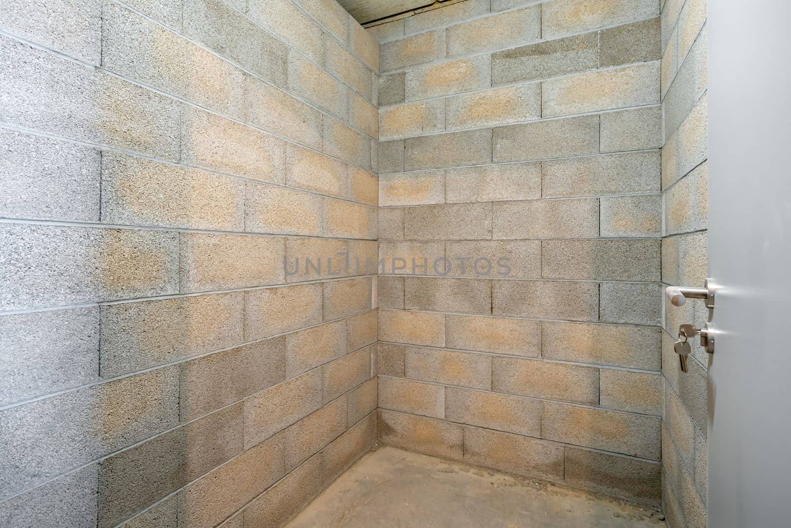 basement space in a new apartment building. High quality photo