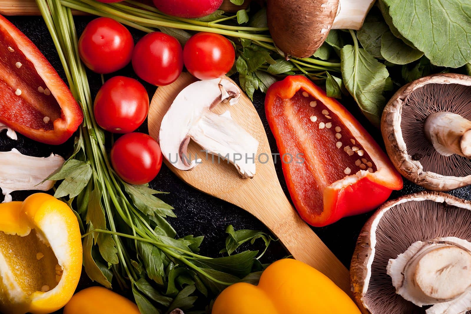 Healthy lifestyle concept image with different vegetables by DCStudio