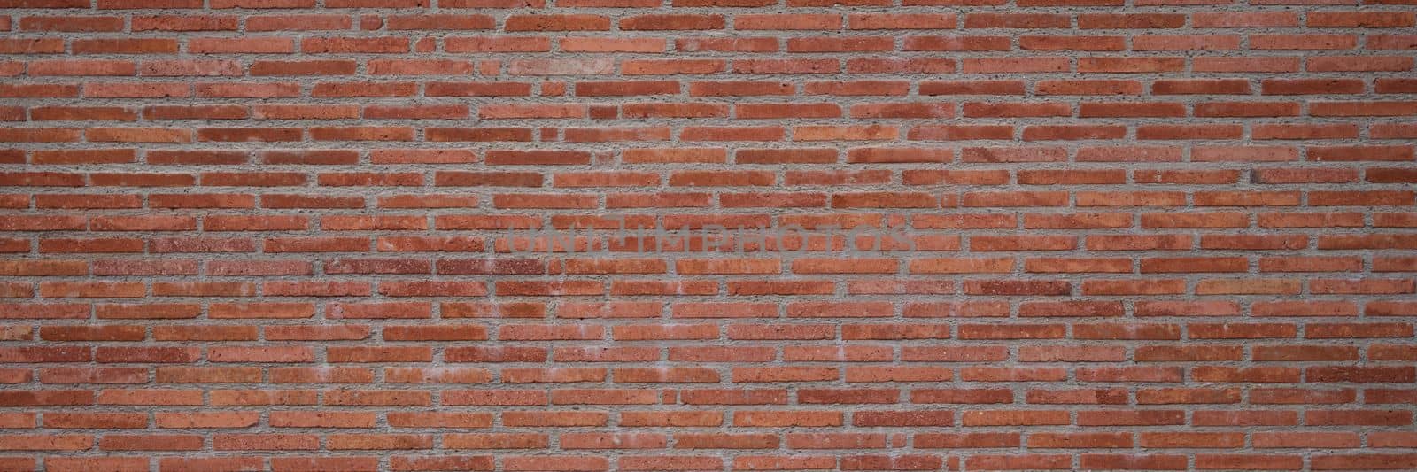 Texture of the wall of thin long red bricks by kuprevich
