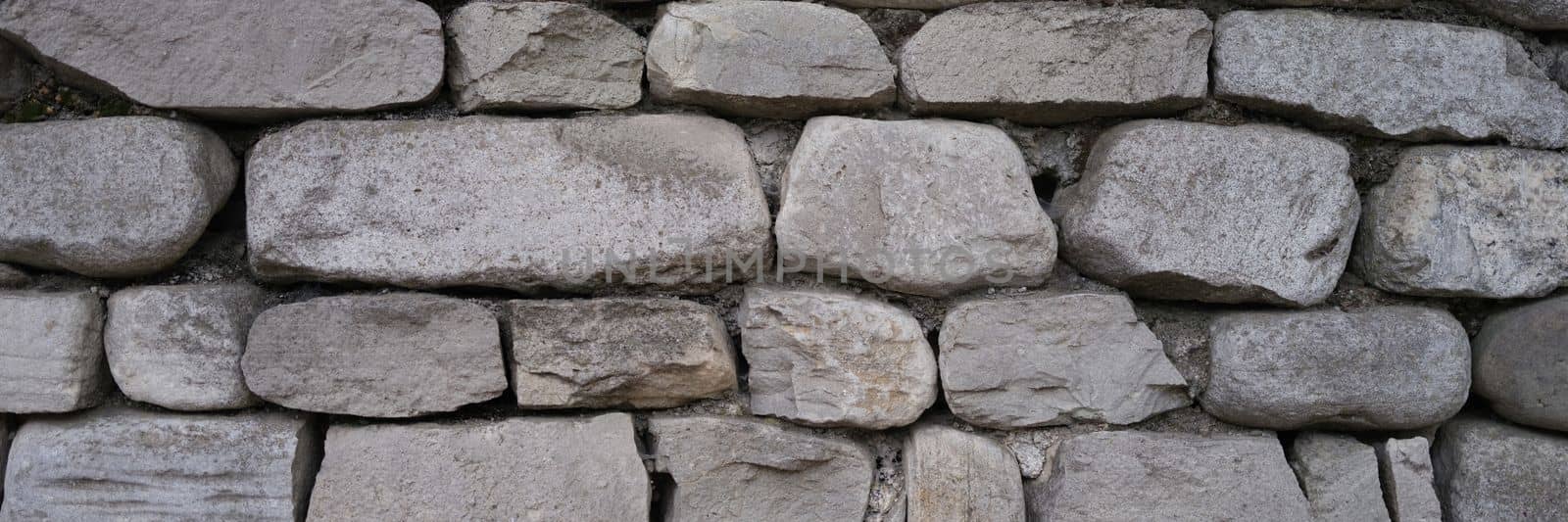Stone old wall fencing seamless texture closeup by kuprevich