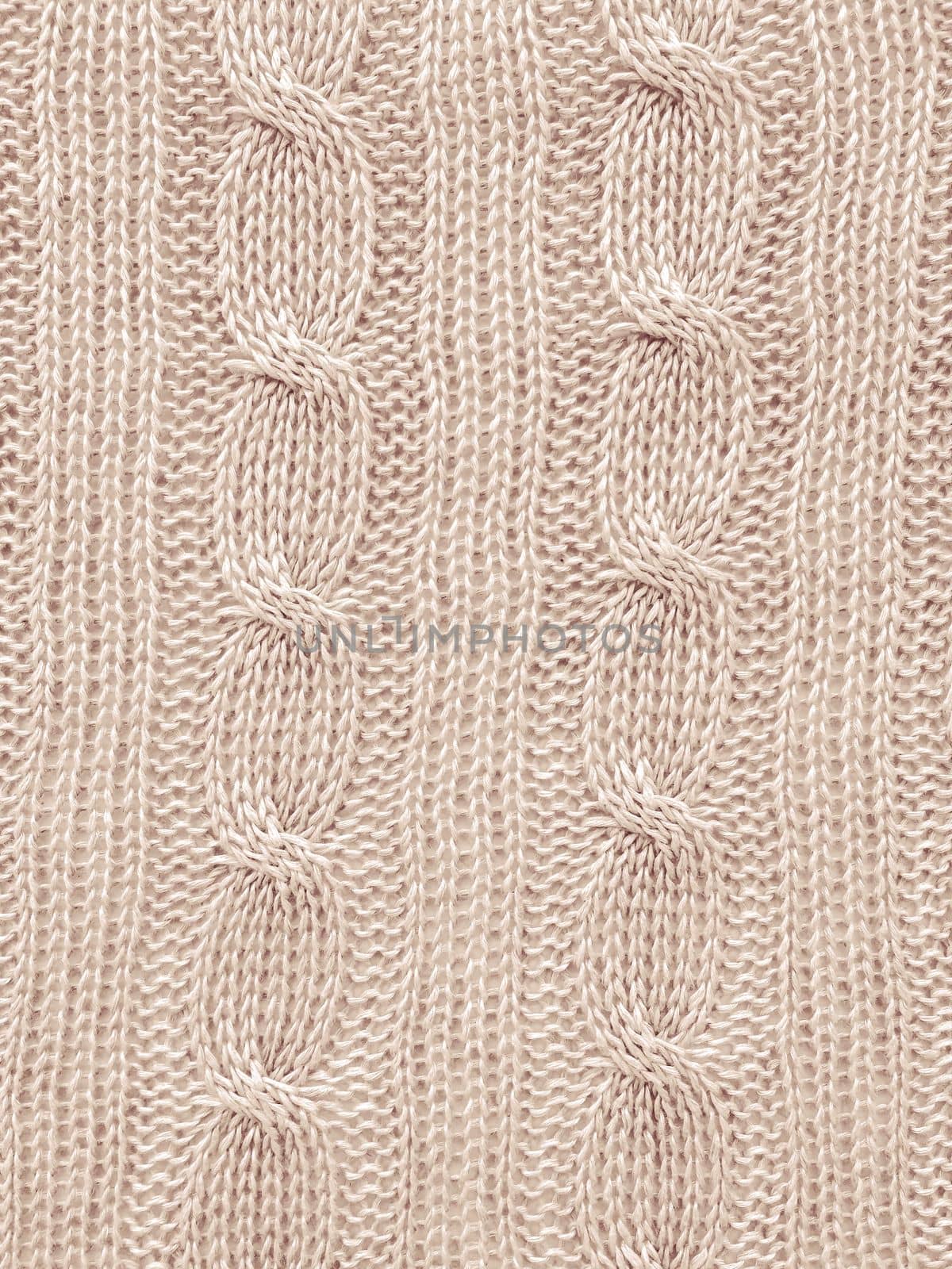 Beige Woven Fabrics. Scandinavian Cotton Wallpaper. Abstract Closeup Thread. Organic Handmade Canvas. Jacquard Knitting. Winter Wool Textile. Knitwear Linen Background. Texture Knitted Fabric.