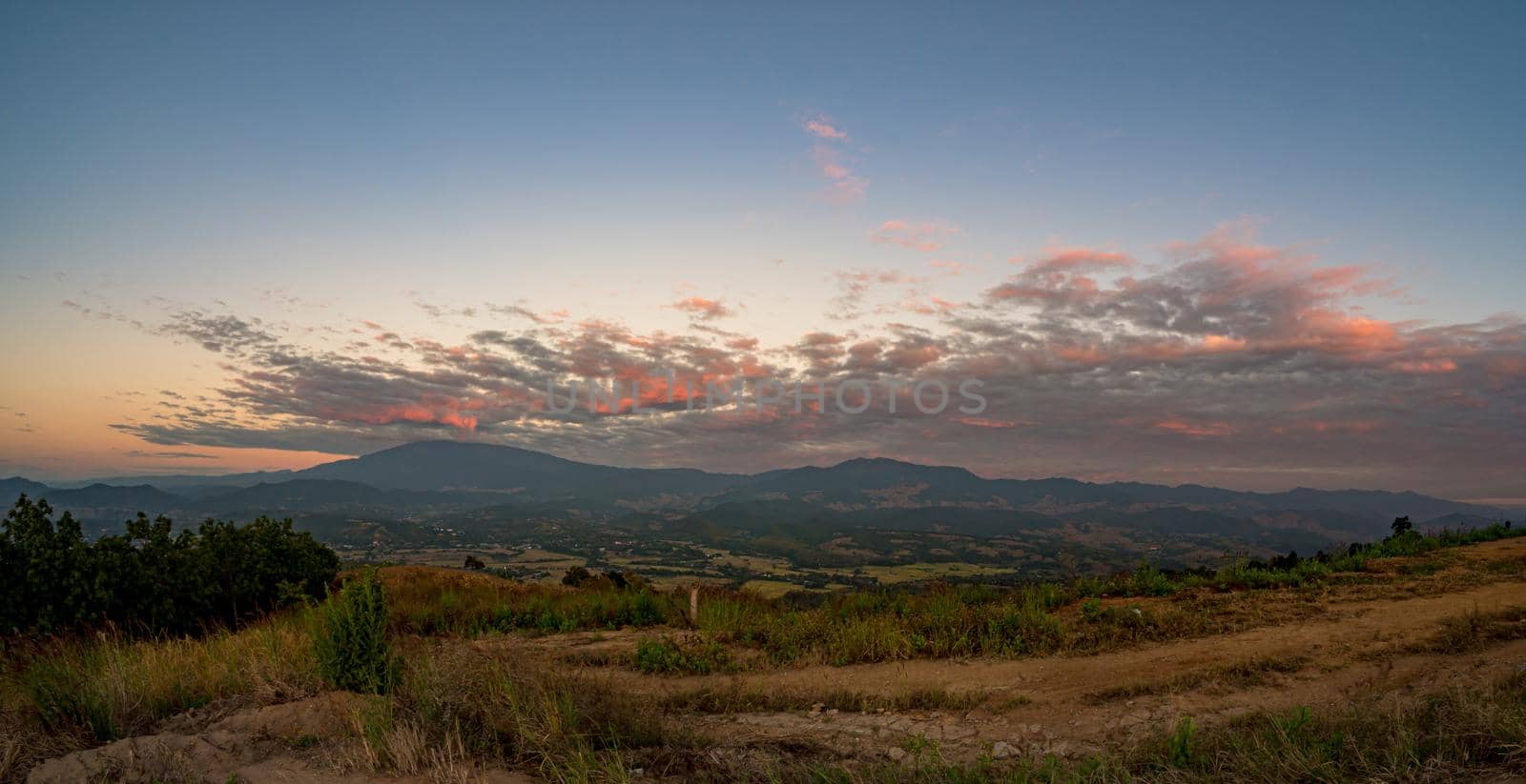 evening sky Mon Muen Mak, Chiang Mai, Thailand