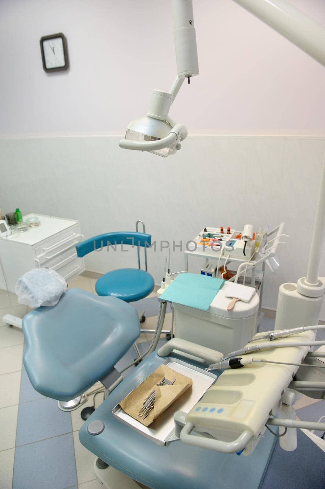 dentist's workplace in the dental office, accessories.