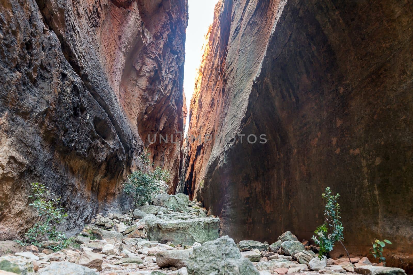 Inside the narrow Wolfberg Crack by dpreezg