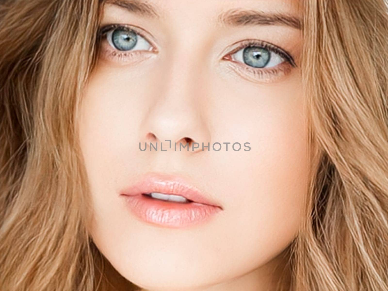 Beauty, makeup and skincare, face portrait of beautiful woman for luxury cosmetics, wellness or glamour fashion look