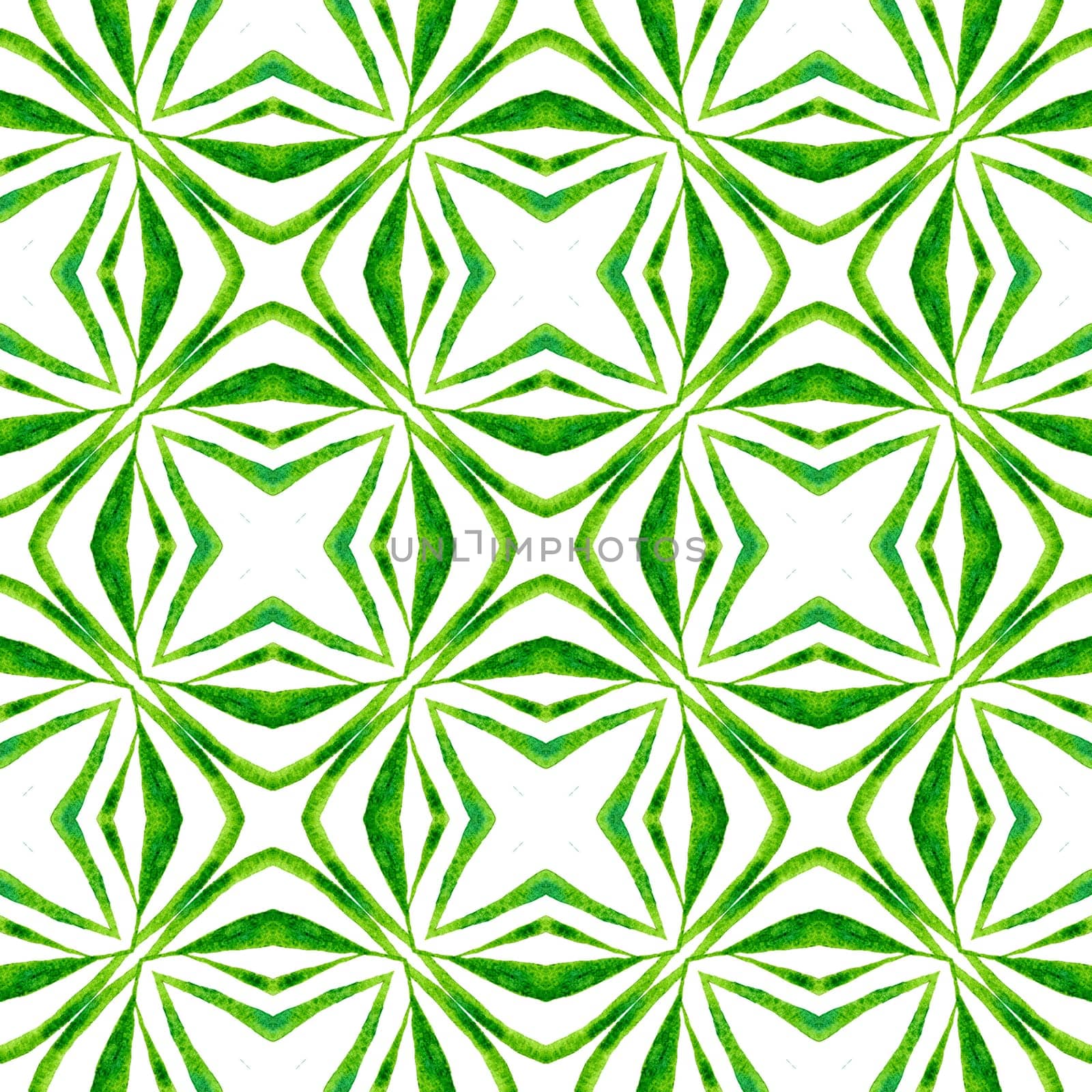 Summer exotic seamless border. Green modern boho chic summer design. Exotic seamless pattern. Textile ready indelible print, swimwear fabric, wallpaper, wrapping.