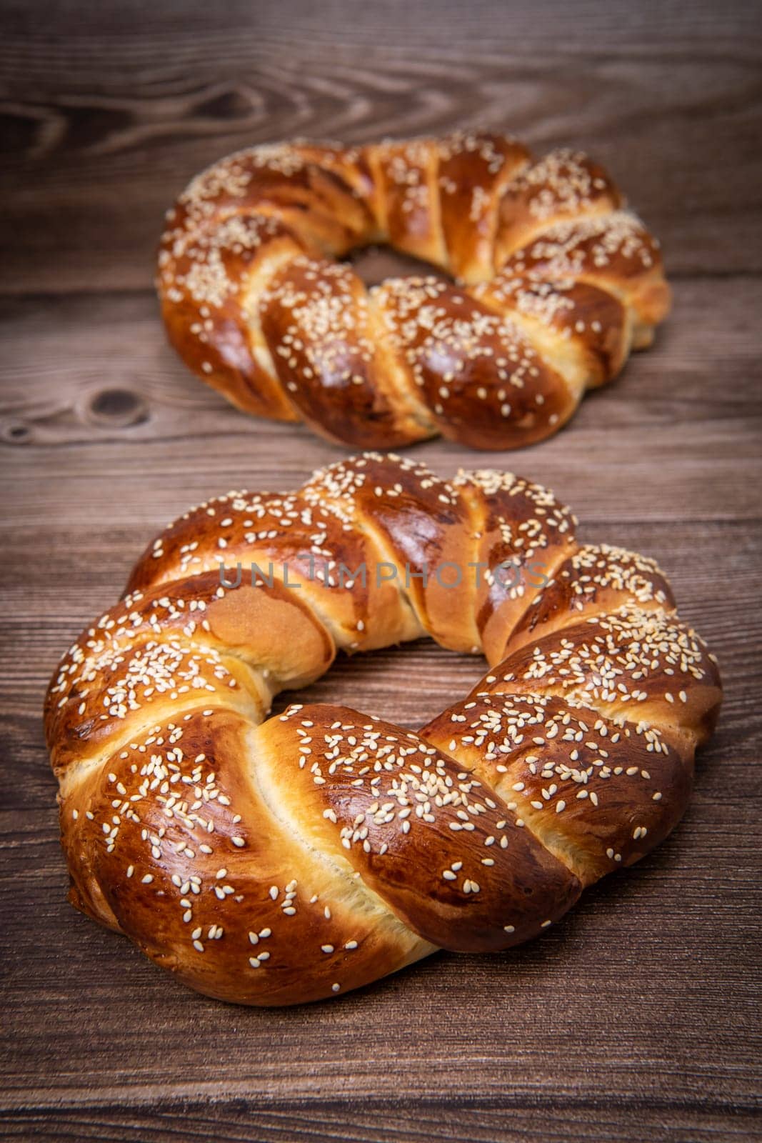 Sesame Milk Bread in a Crown, High quality photo