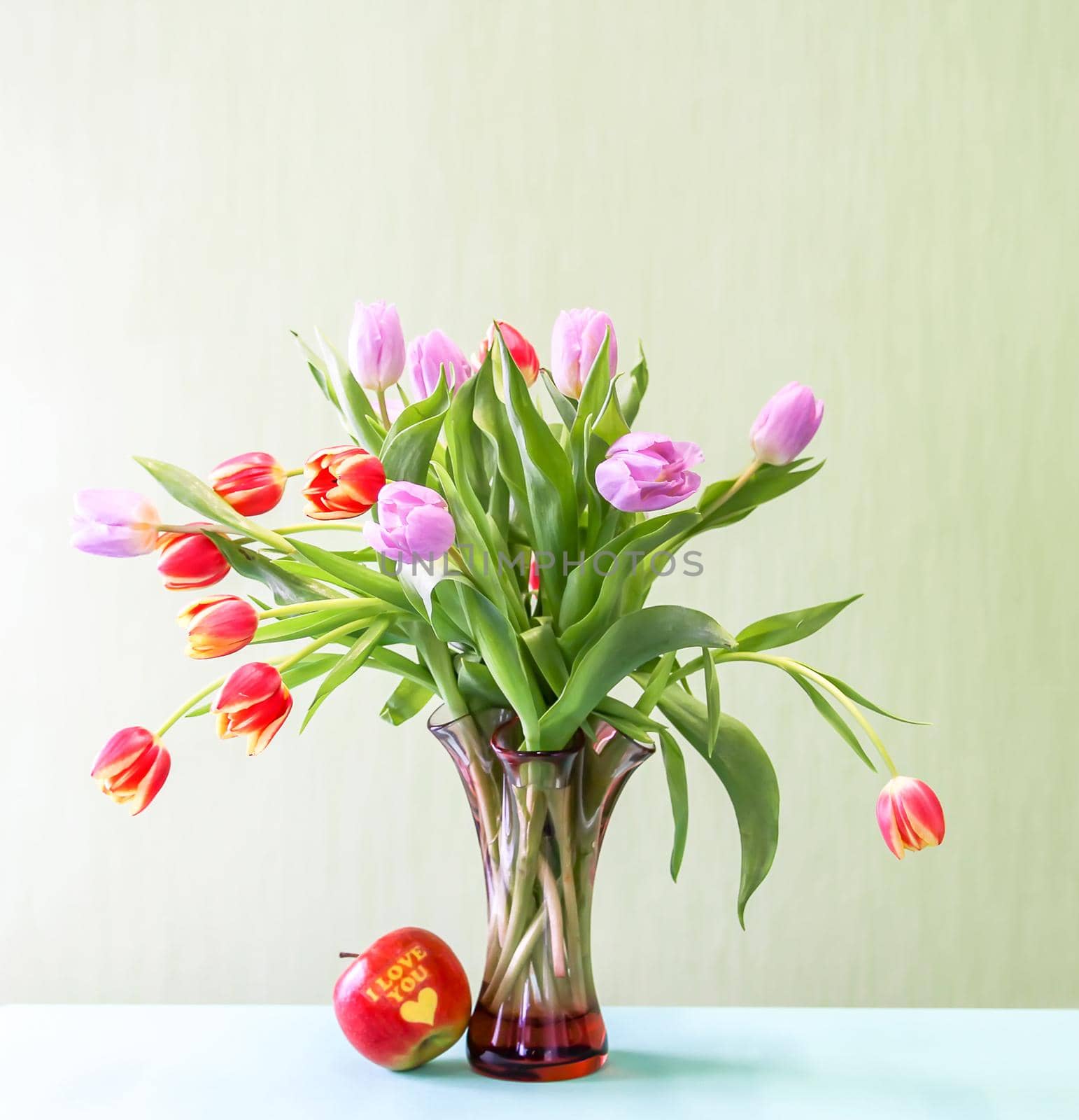 Bouquet of beautiful tulips by nightlyviolet