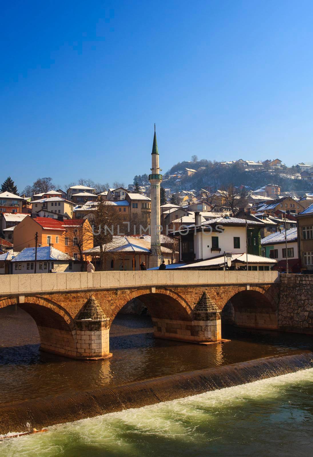 View of the Latin Bridge in Sarajevo - Bosnia and Herzegovina