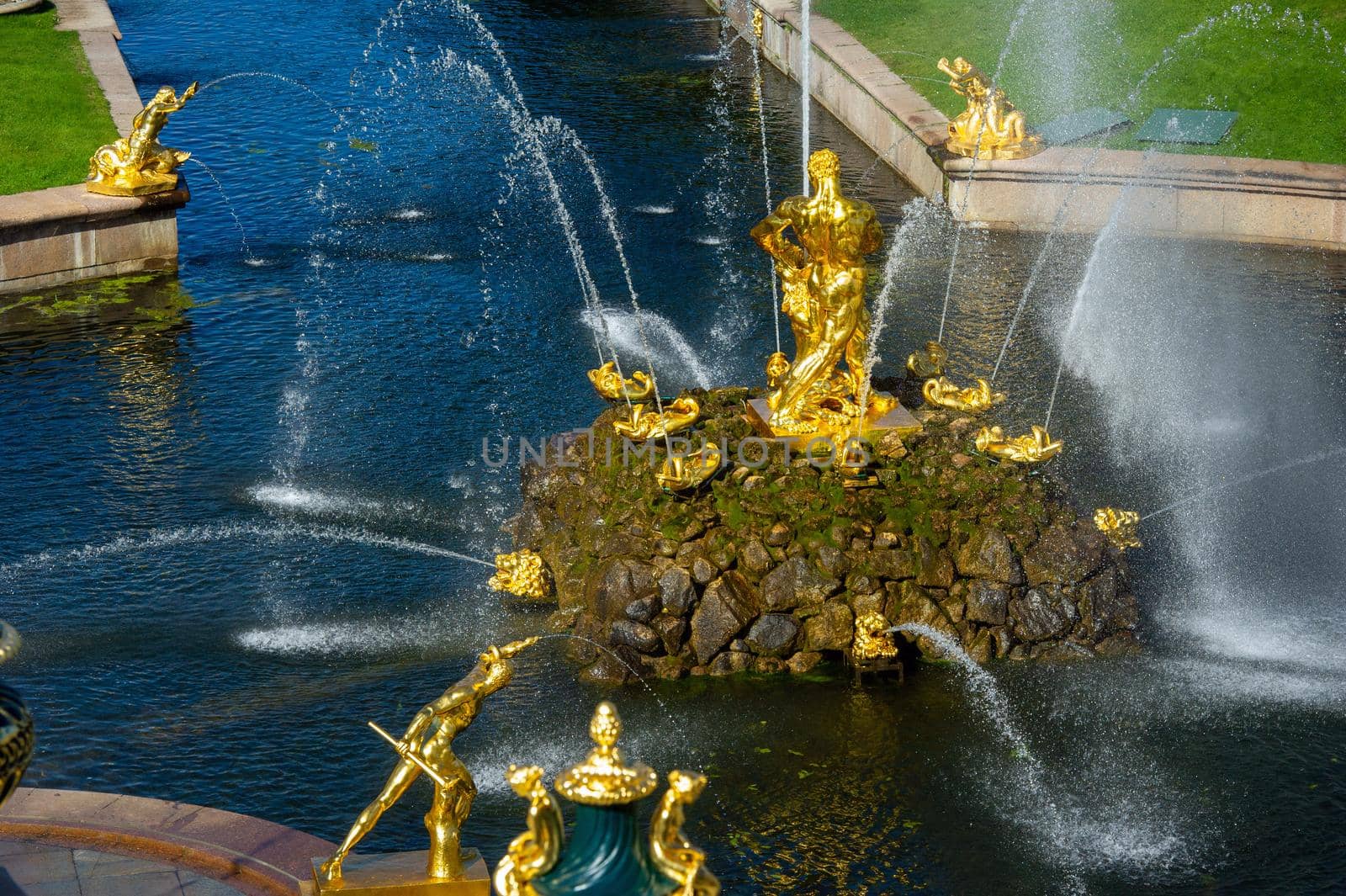 Peterhof Park in Saint Petersburg in Russia.