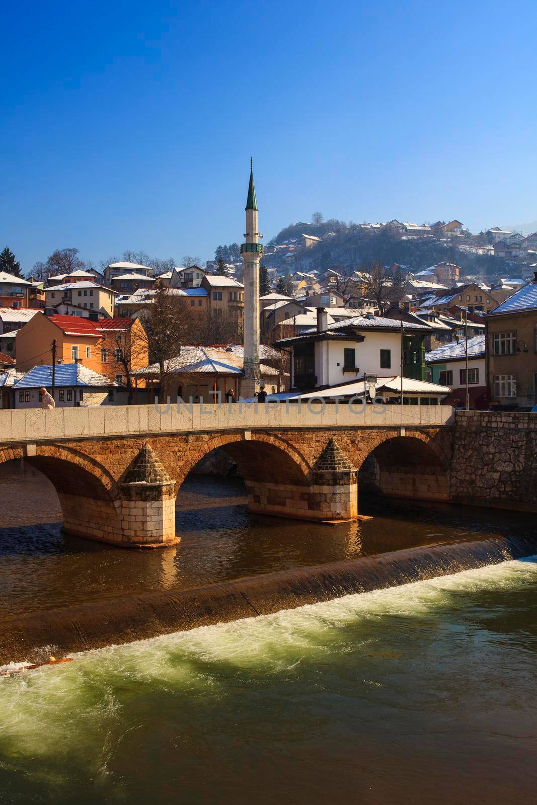 View of the Latin Bridge in Sarajevo - Bosnia and Herzegovina