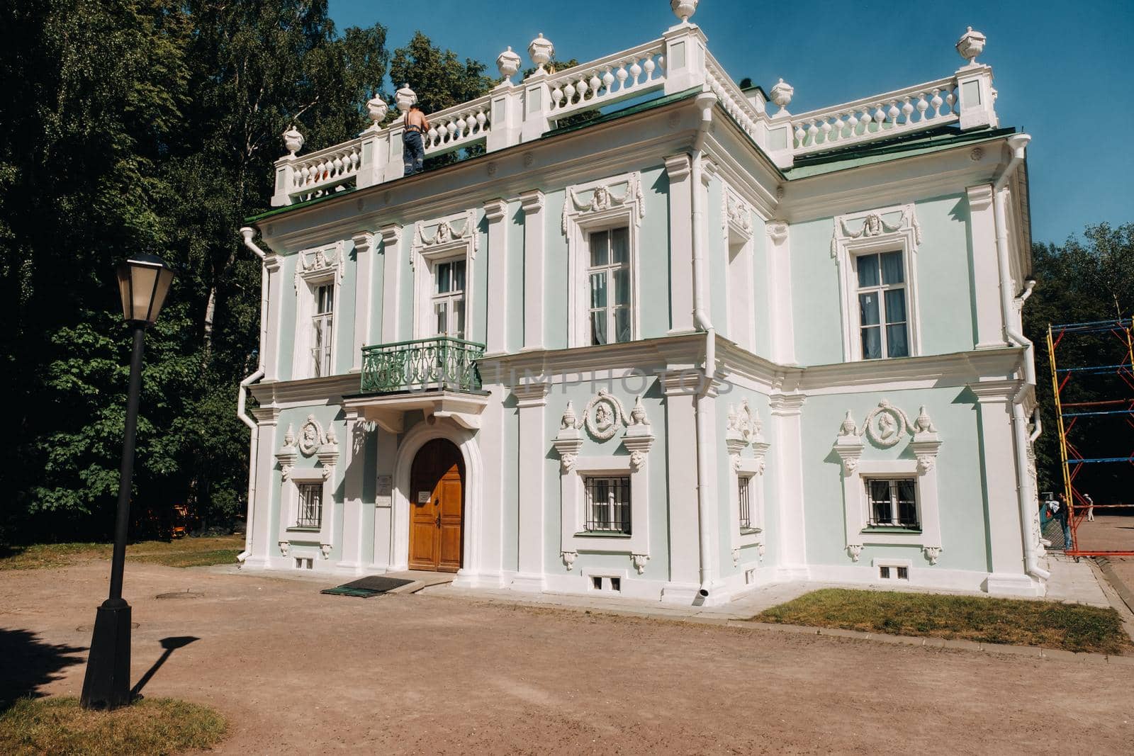 Kuskovo manor in Moscow, Russia. Kuskovo manor is a unique monument of the XVIII century, a Summer residence in Moscow.