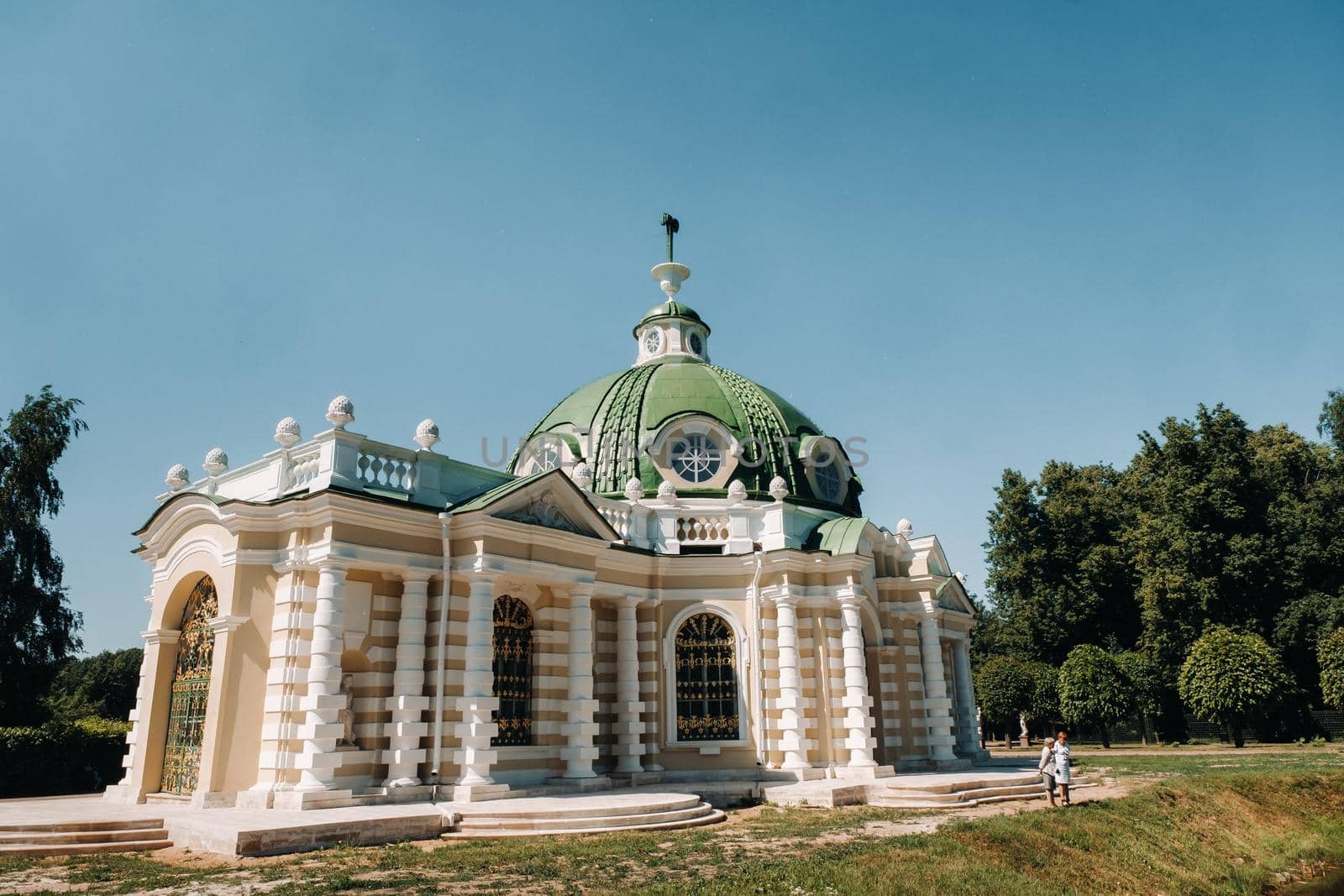 Kuskovo manor in Moscow, Russia. Kuskovo manor is a unique monument of the XVIII century, a Summer residence in Moscow.