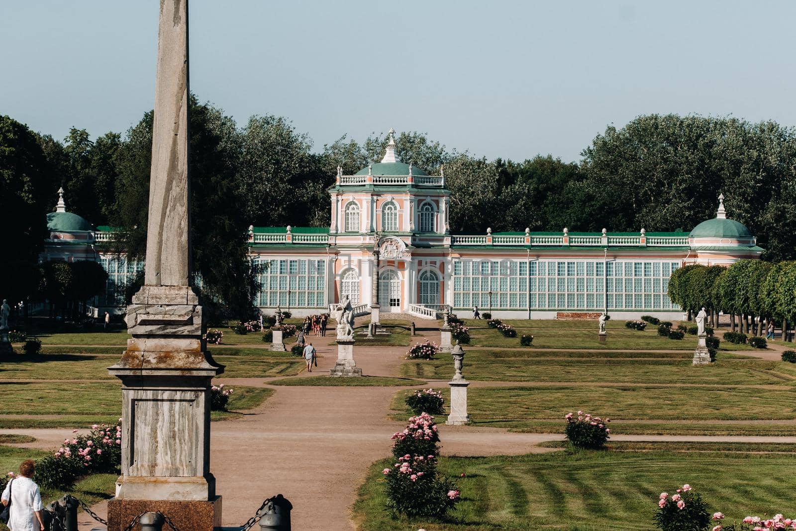 Kuskovo manor in Moscow, Russia. Kuskovo manor is a unique monument of the XVIII century, a Summer residence in Moscow.