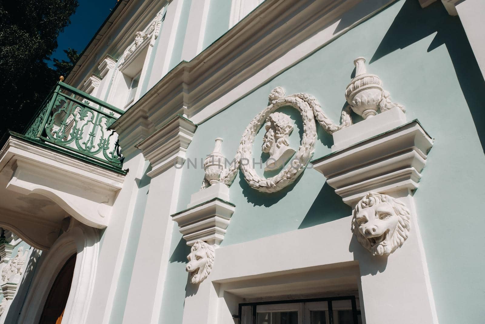 Kuskovo manor in Moscow, Russia. Kuskovo manor is a unique monument of the XVIII century, a Summer residence in Moscow.