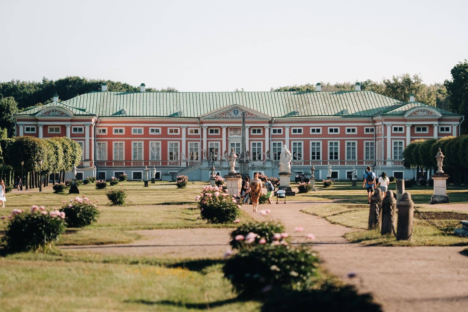 Kuskovo manor in Moscow, Russia. Kuskovo manor is a unique monument of the XVIII century, a Summer residence in Moscow.