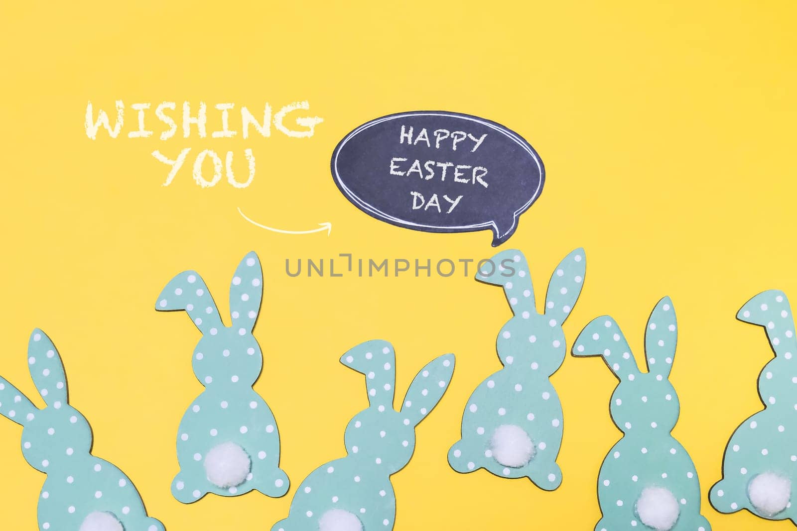 Greeting card or banner for Easter Sunday.  by Alla_Morozova93
