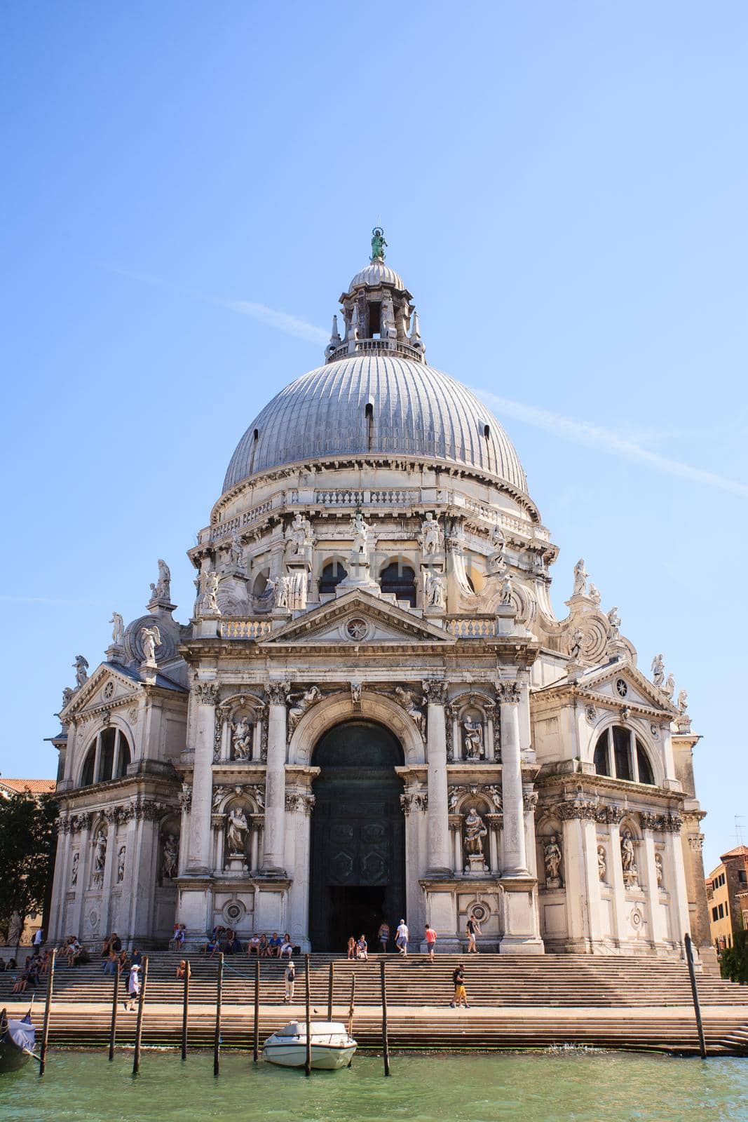 VENICE, ITALY - JUNE, 06: View of basilica of St. Mary of Health on June 06, 2016